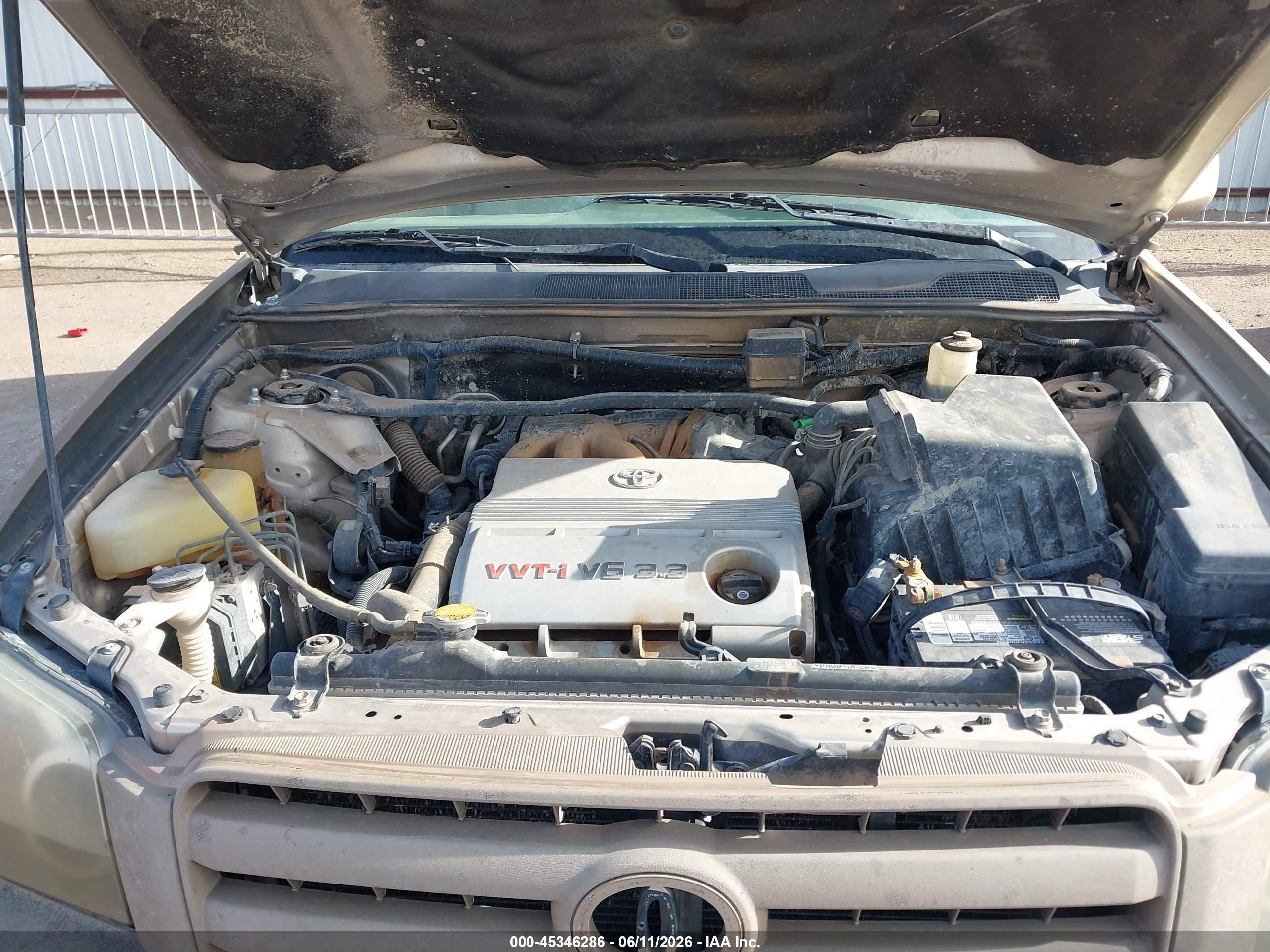 2004 Toyota Highlander V6 Beige vin: JTEEP21A340013153