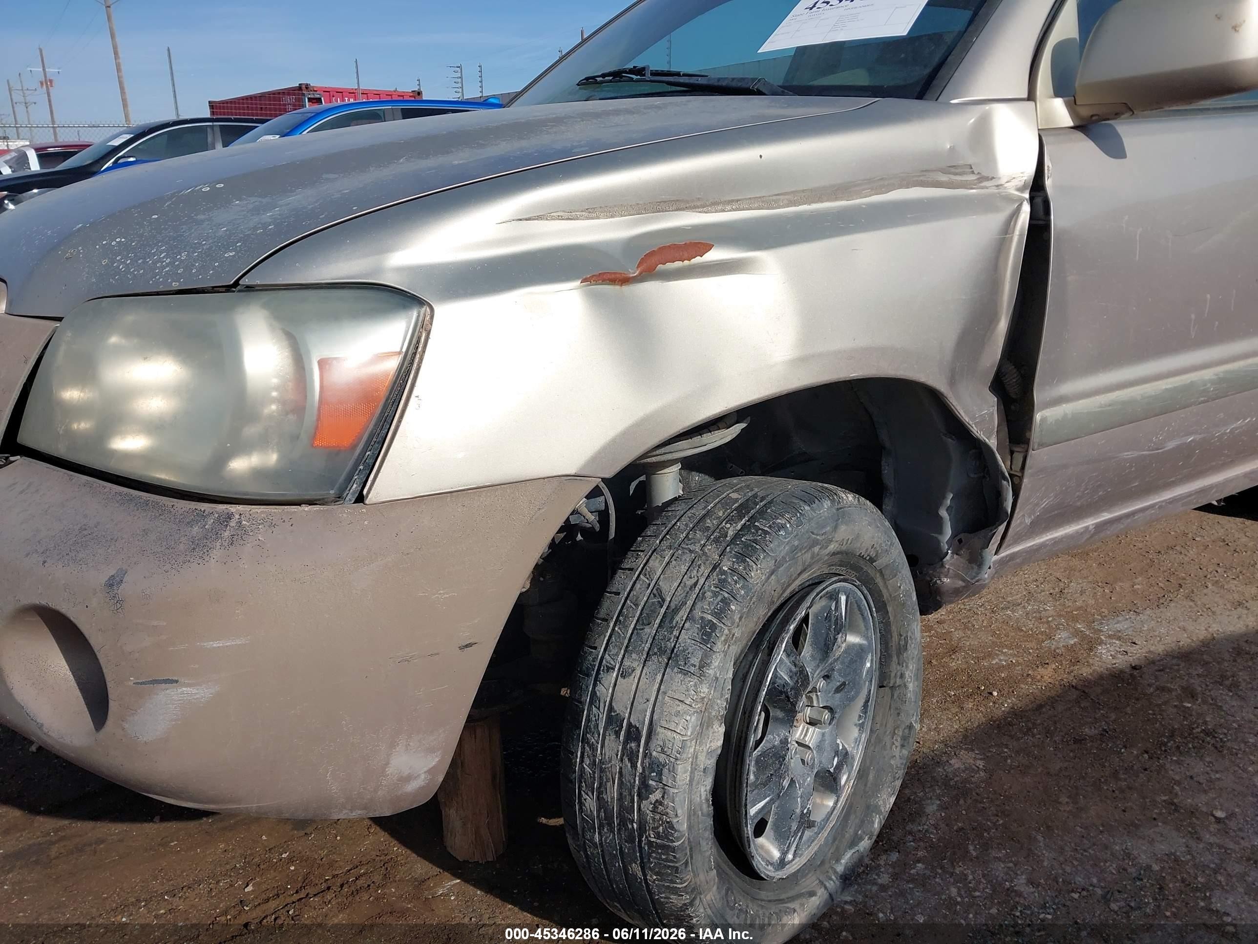2004 Toyota Highlander V6 Beige vin: JTEEP21A340013153