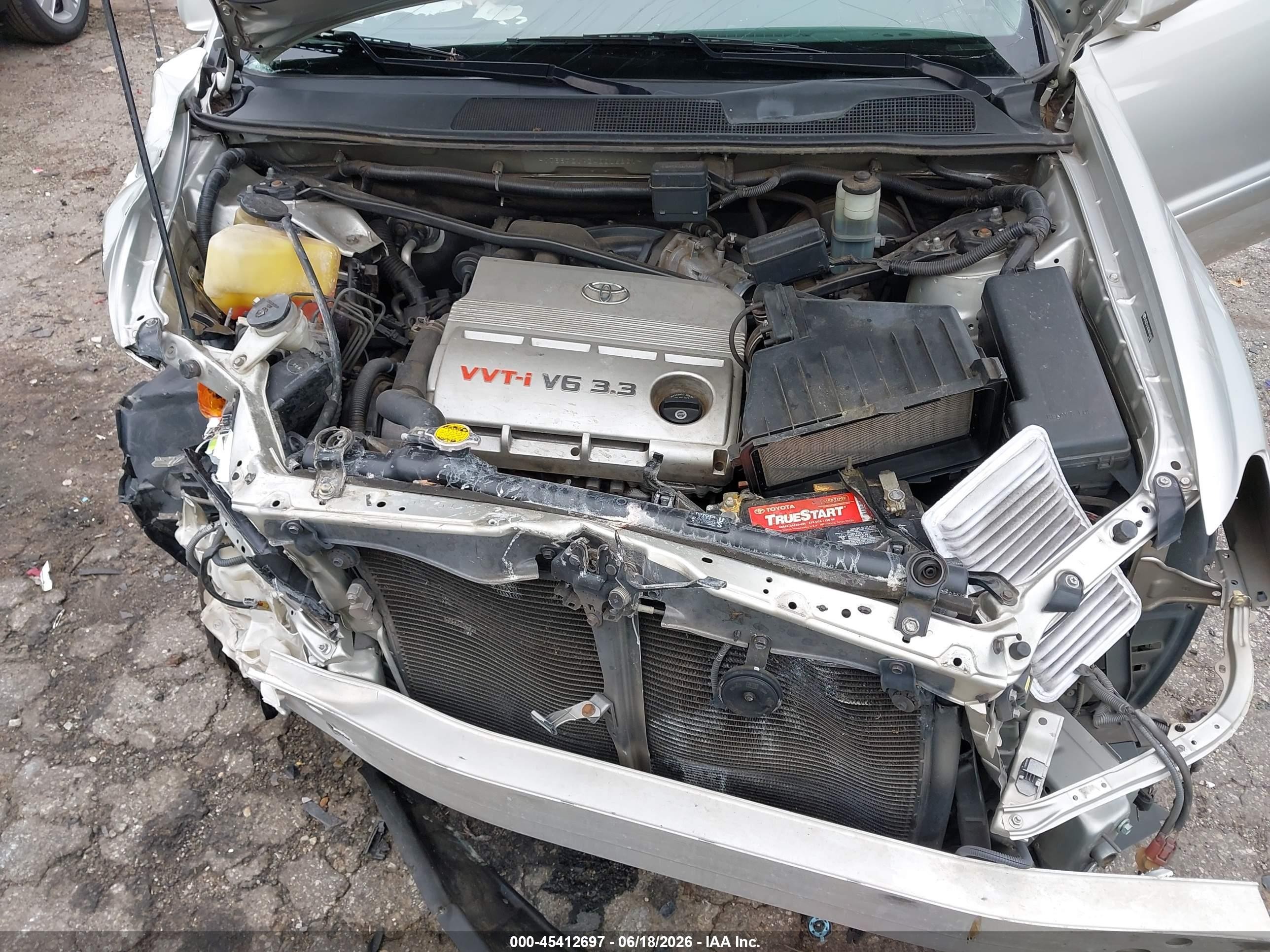 2004 Toyota Highlander V6 Серебряный vin: JTEEP21A340016831