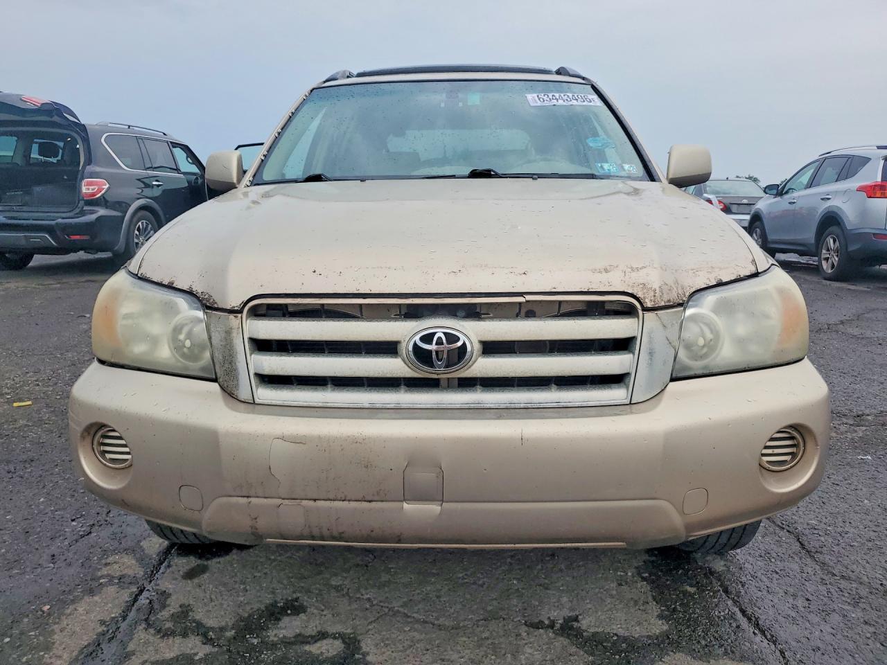 2004 Toyota Highlander Limited Beige vin: JTEEP21A340029997