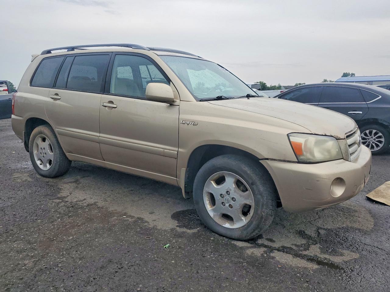 2004 Toyota Highlander Limited Beige vin: JTEEP21A340029997