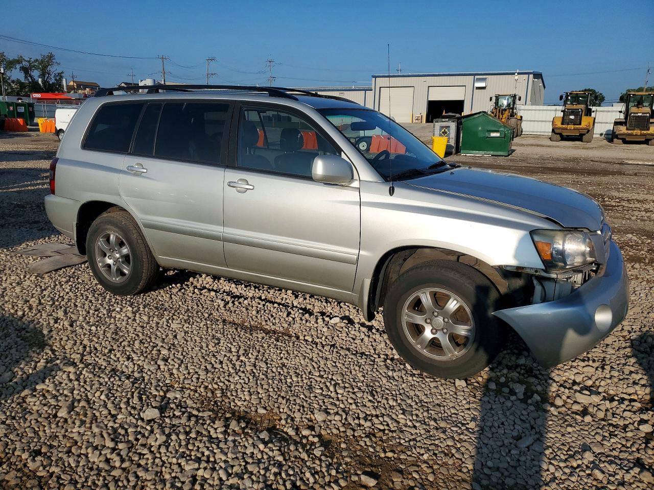 2004 Toyota Highlander Base Silver vin: JTEEP21A340047545