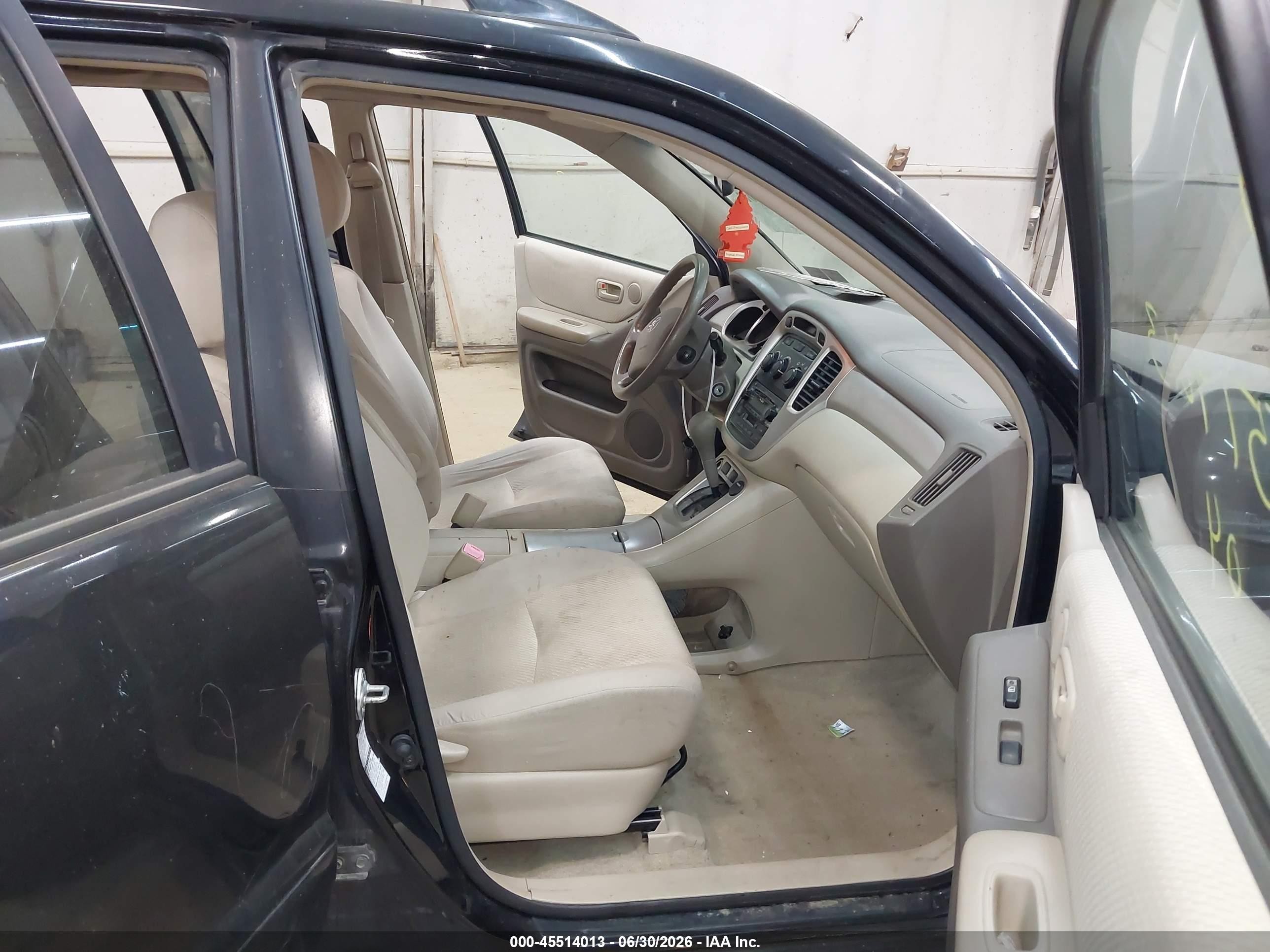 2004 Toyota Highlander V6 Black vin: JTEEP21A340047819