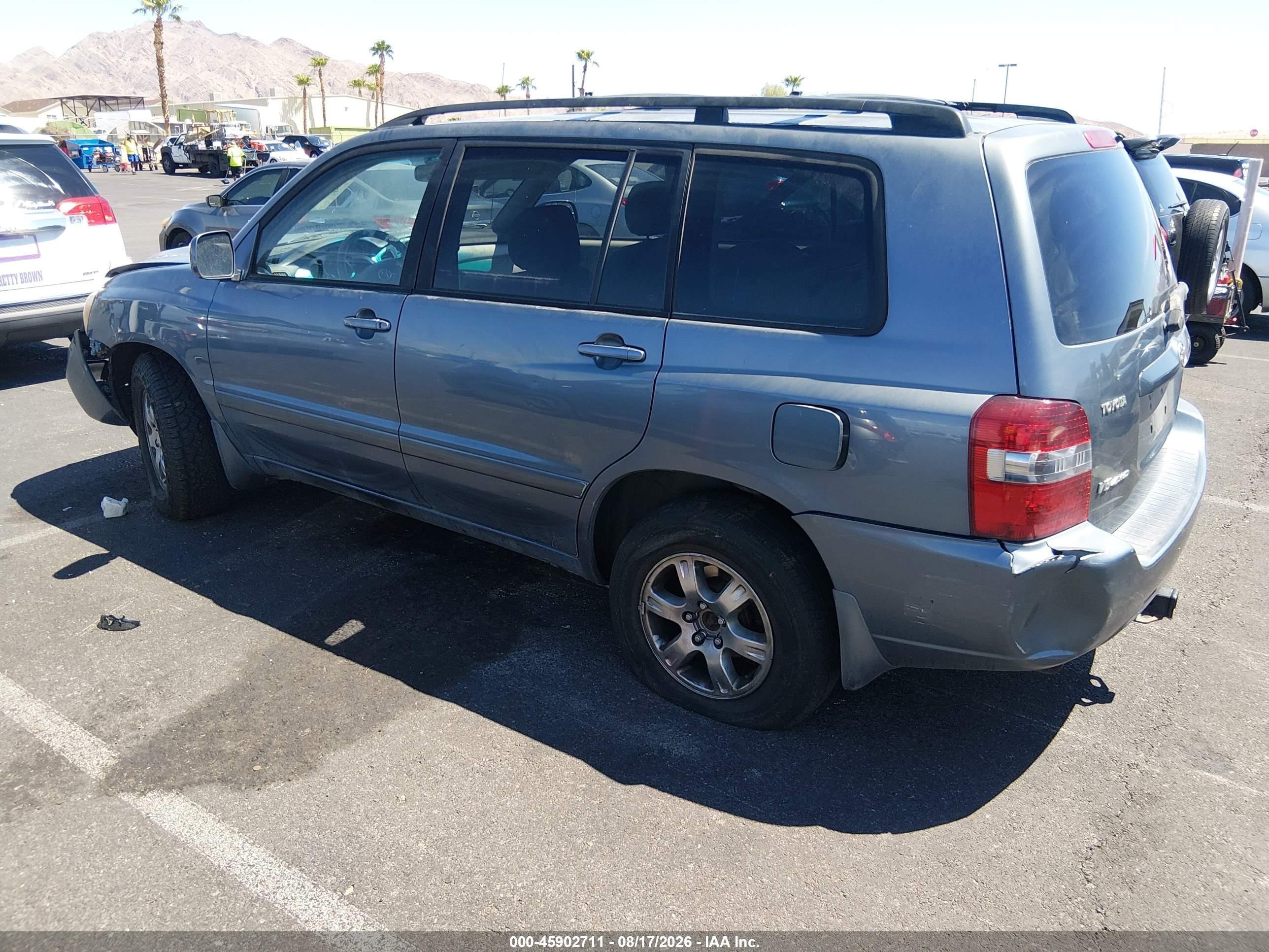 2004 Toyota Highlander V6 Blue vin: JTEEP21A340048999