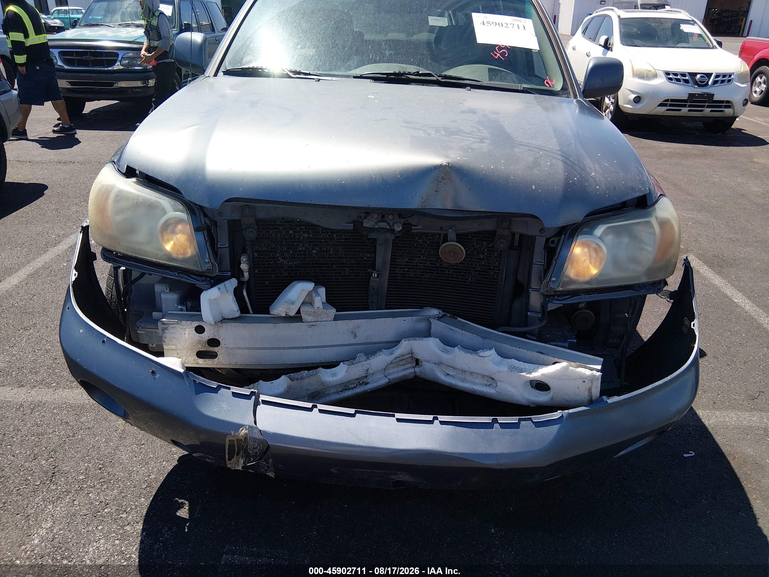 2004 Toyota Highlander V6 Blue vin: JTEEP21A340048999