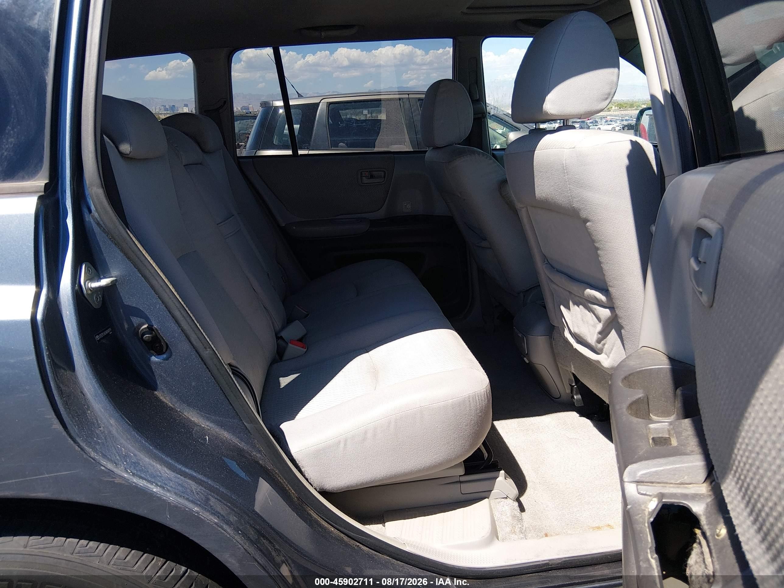 2004 Toyota Highlander V6 Blue vin: JTEEP21A340048999