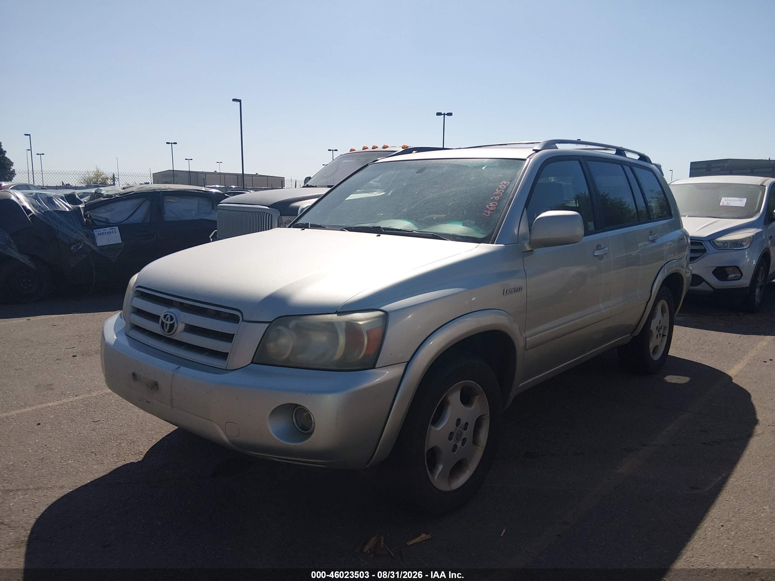 2005 Toyota Highlander Limited V6 Silver vin: JTEEP21A350070132