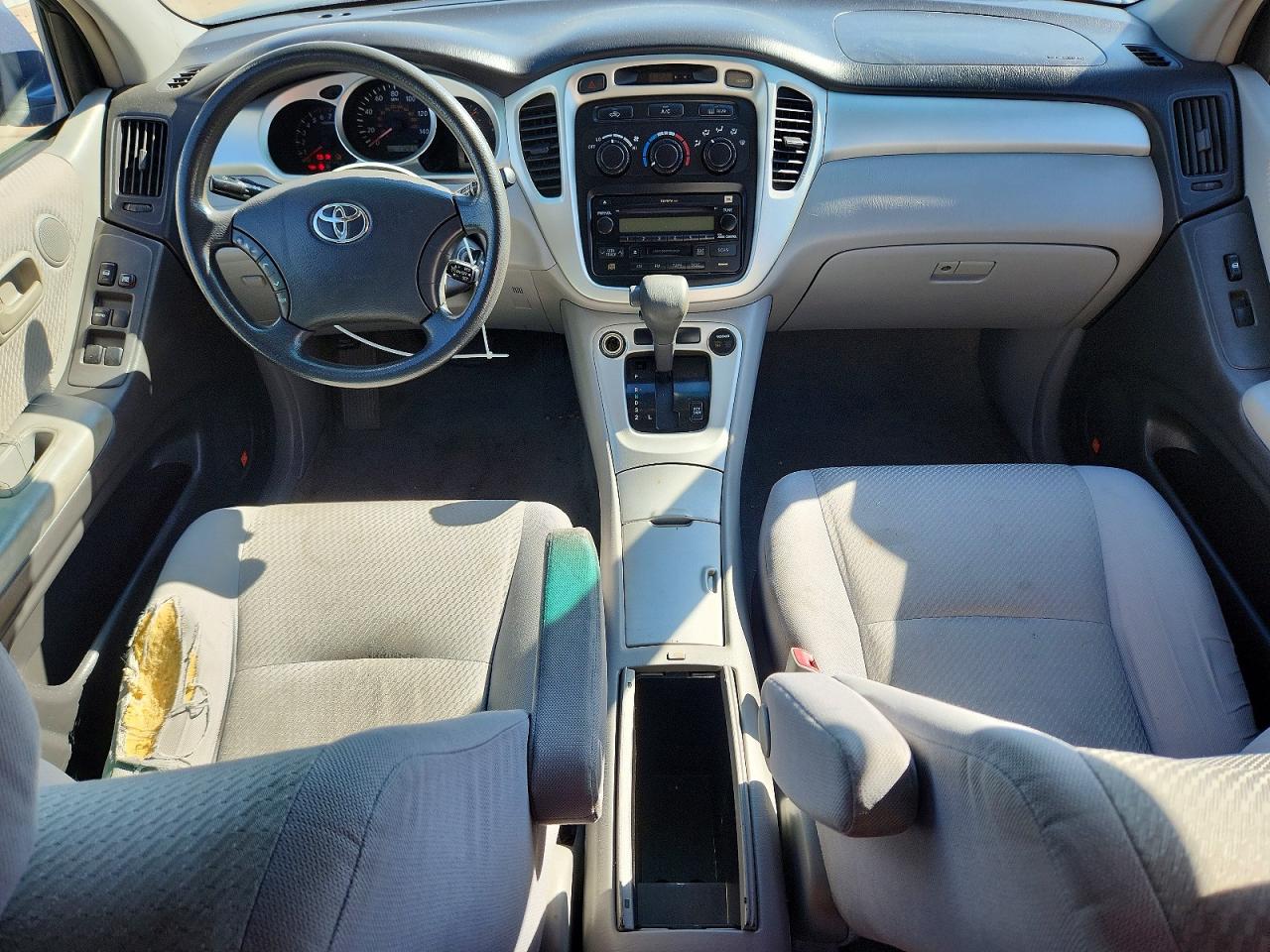 2005 Toyota Highlander Limited Blue vin: JTEEP21A350073189