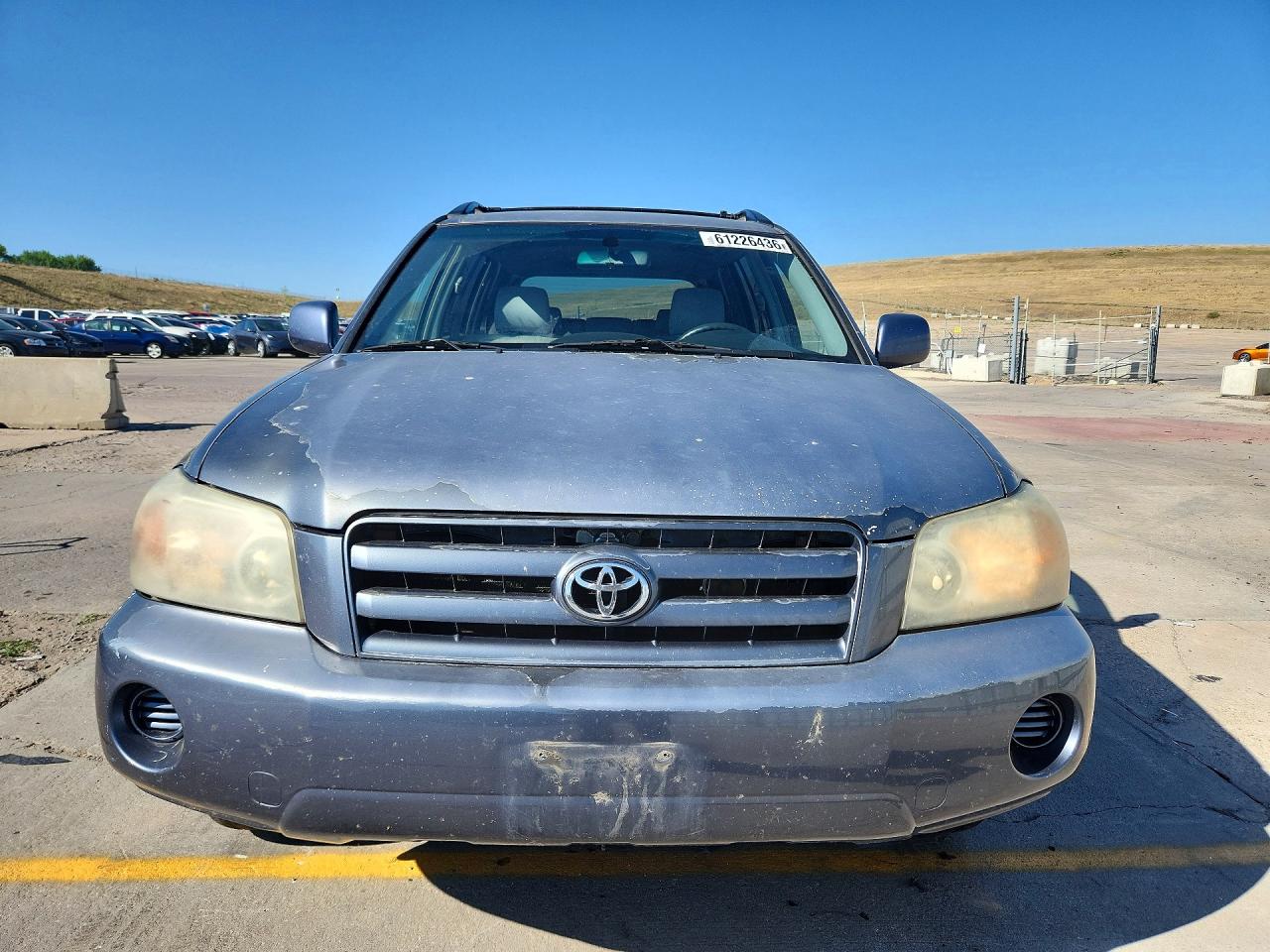 2005 Toyota Highlander Limited Blue vin: JTEEP21A350073189