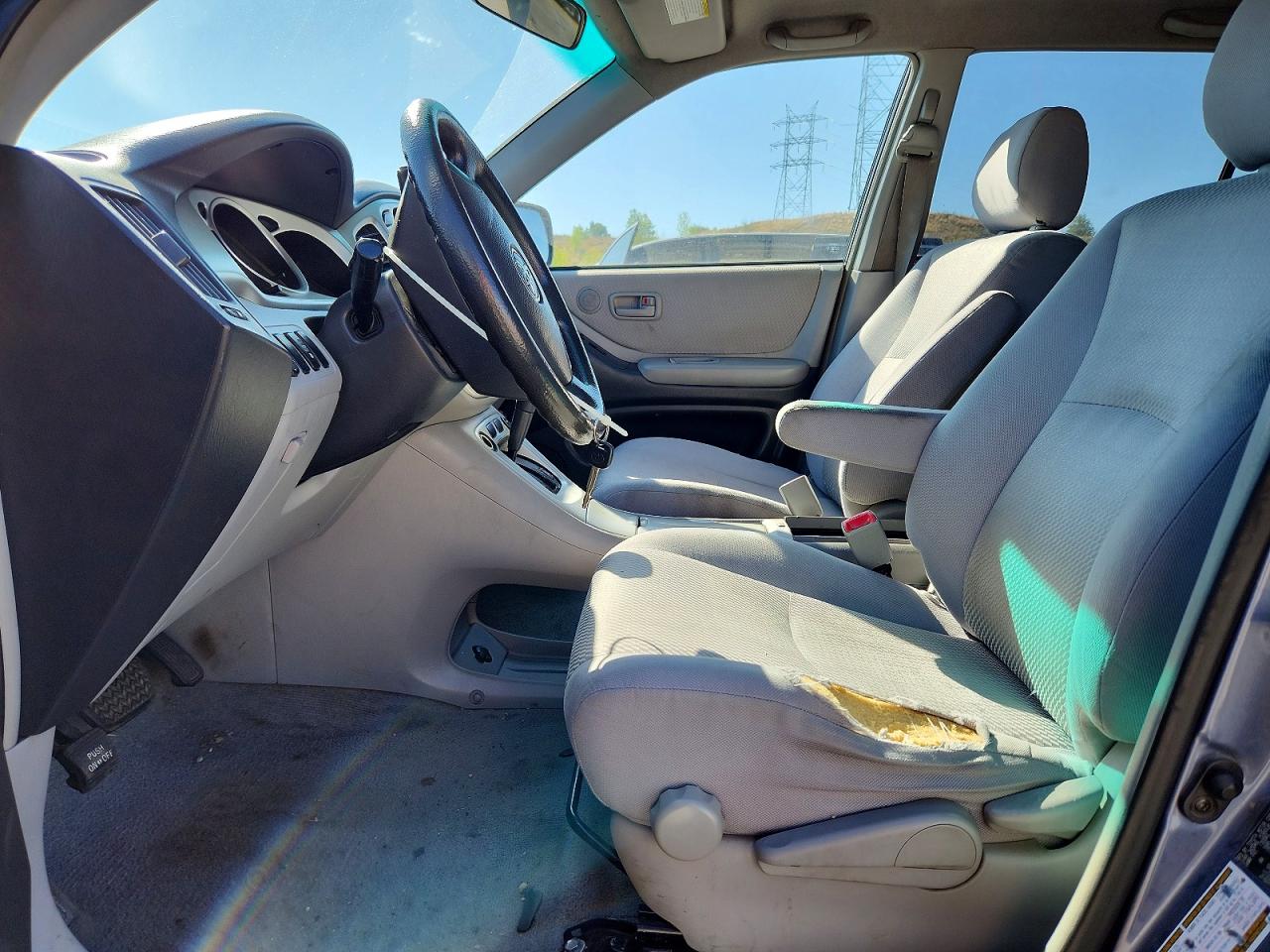 2005 Toyota Highlander Limited Blue vin: JTEEP21A350073189