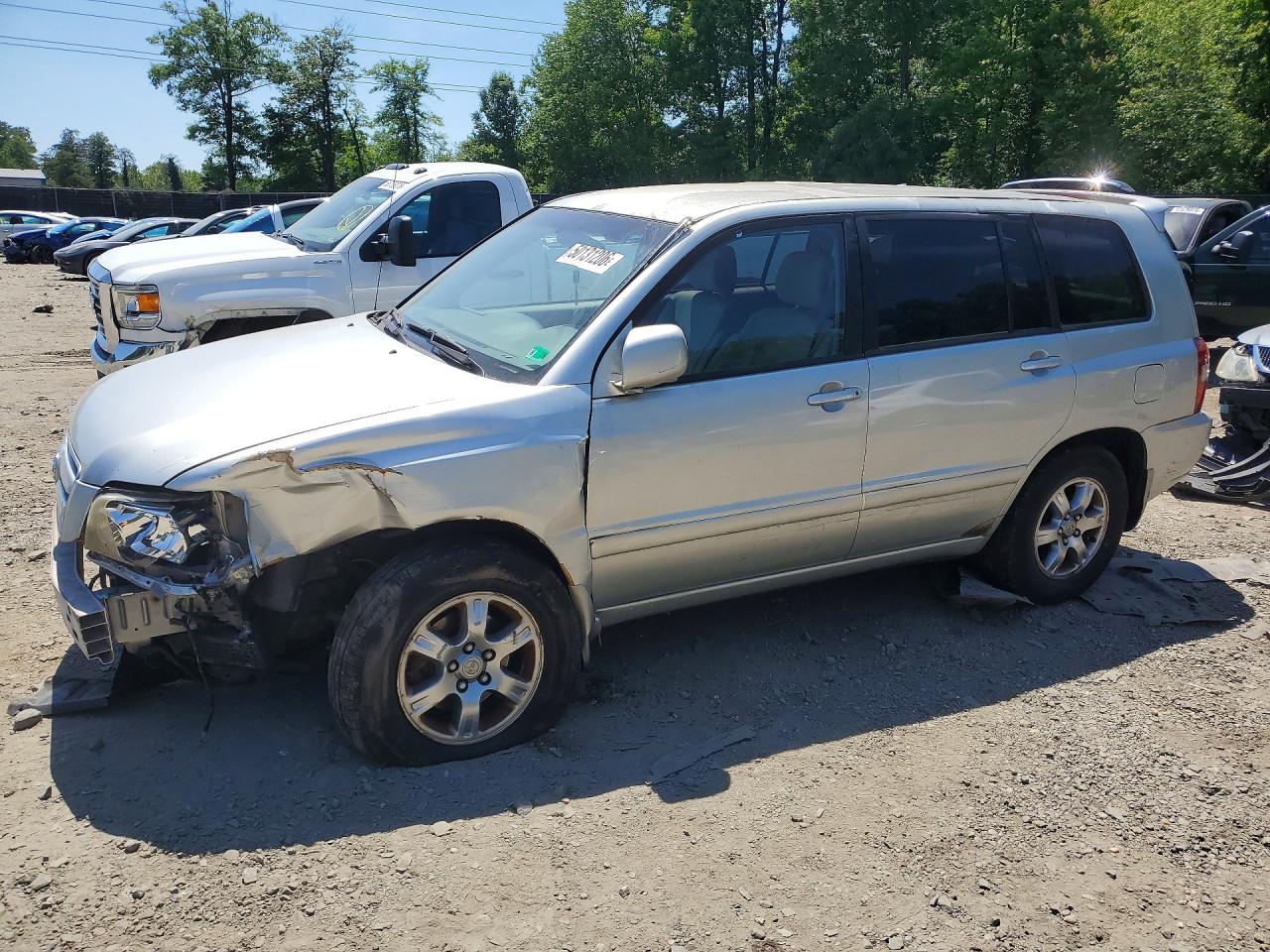 2005 Toyota Highlander Limited Silver vin: JTEEP21A350080899