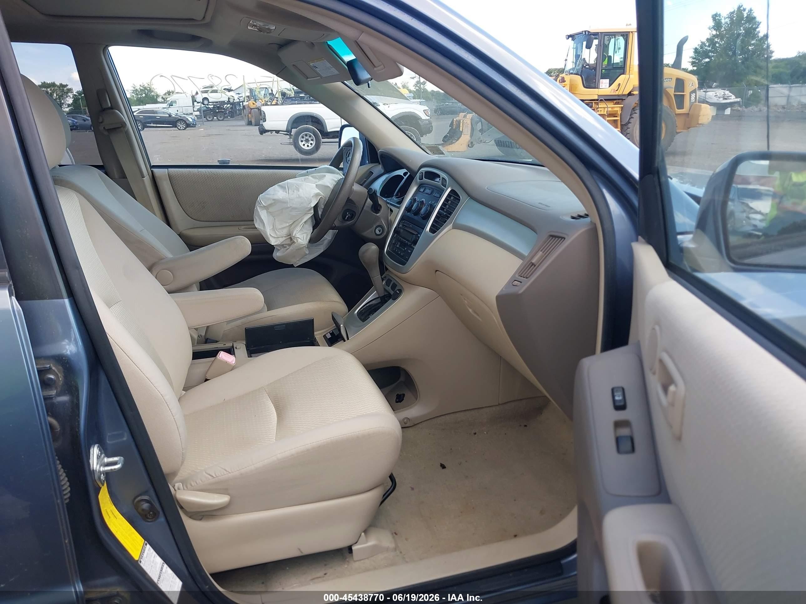 2005 Toyota Highlander V6 Gray vin: JTEEP21A350090588