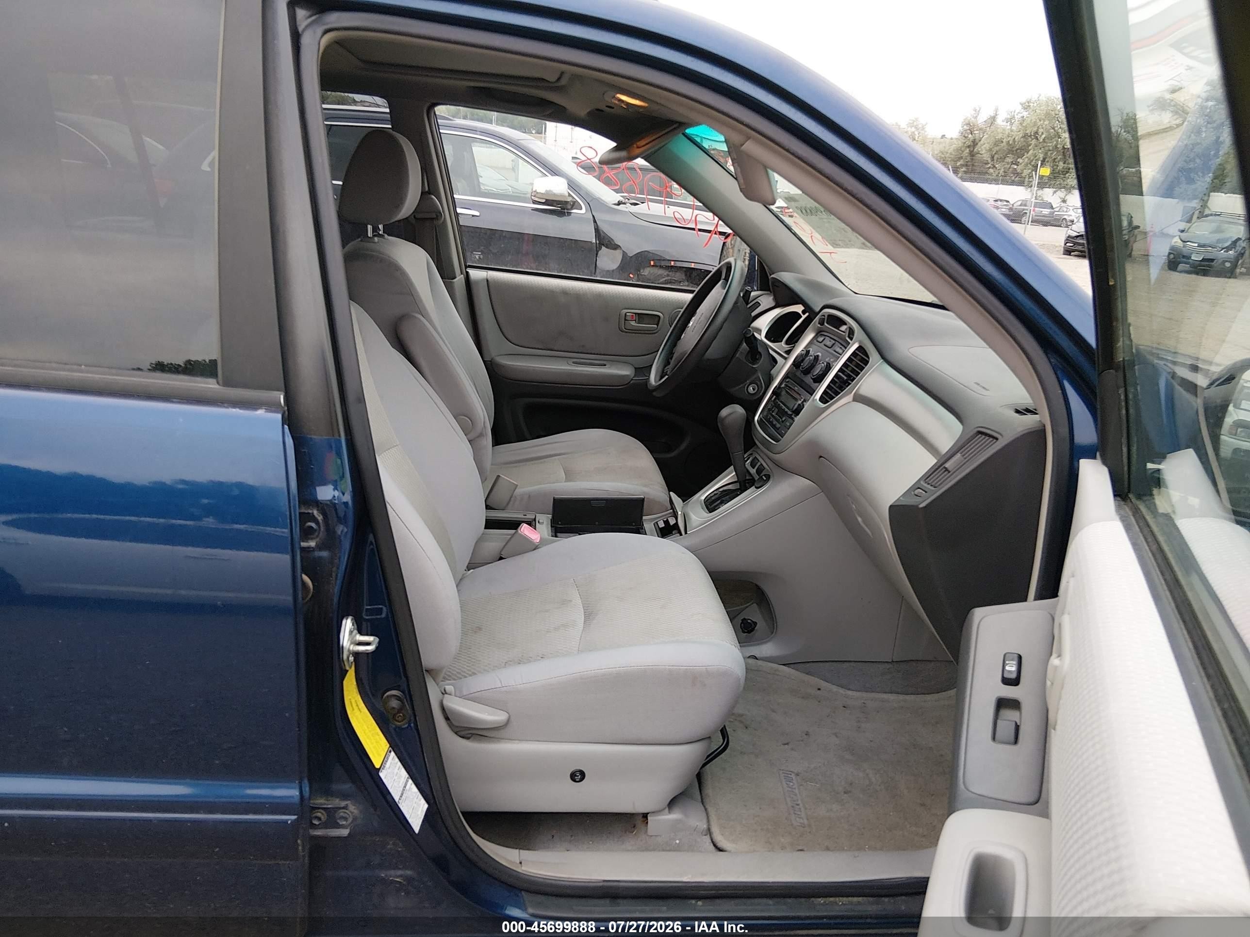 2005 Toyota Highlander V6 Blue vin: JTEEP21A350095984