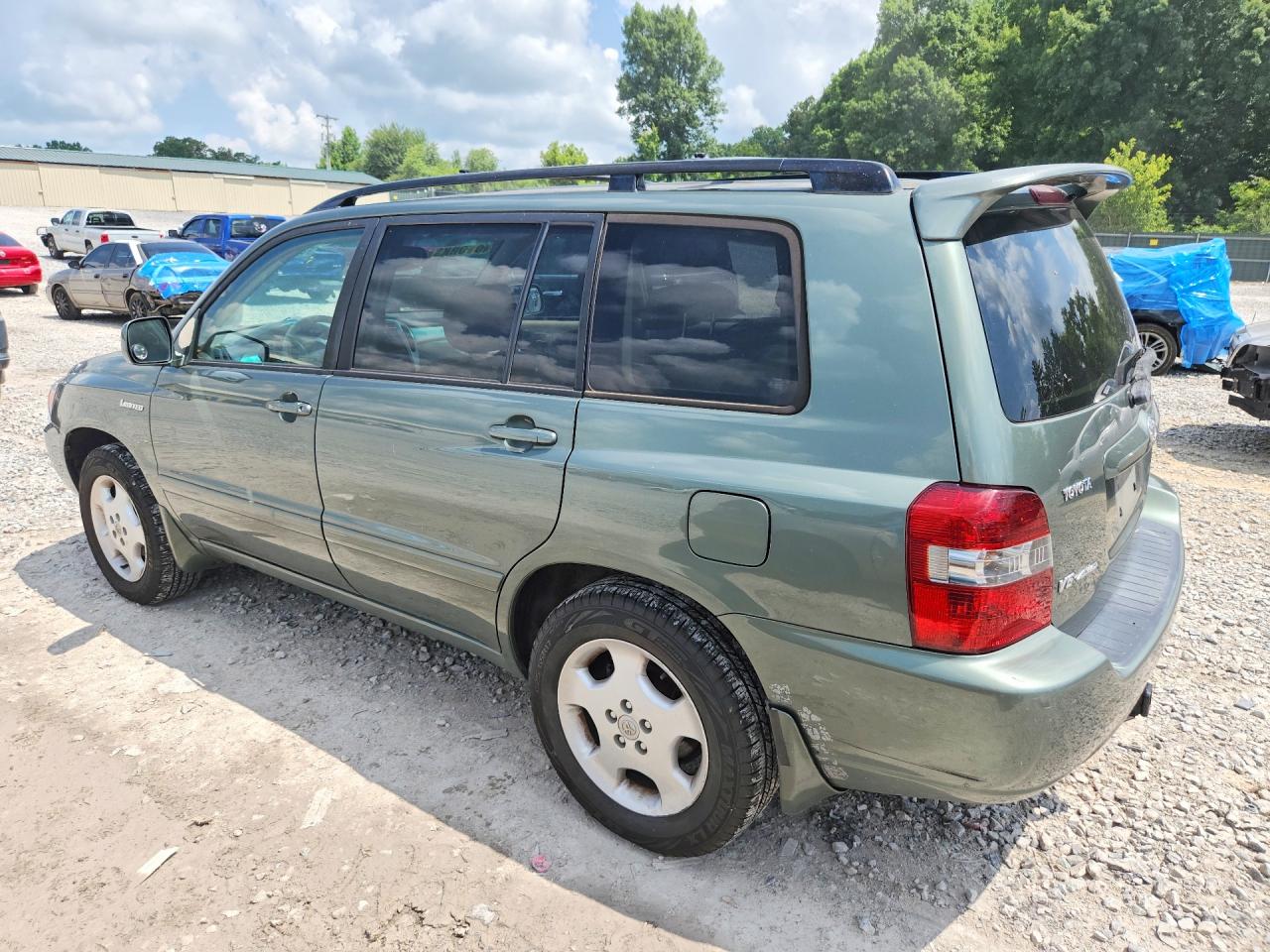 2005 Toyota Highlander Limited Green vin: JTEEP21A350098433