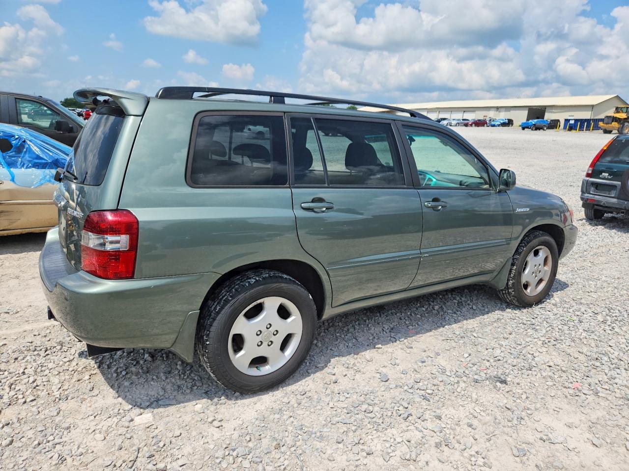 2005 Toyota Highlander Limited Green vin: JTEEP21A350098433