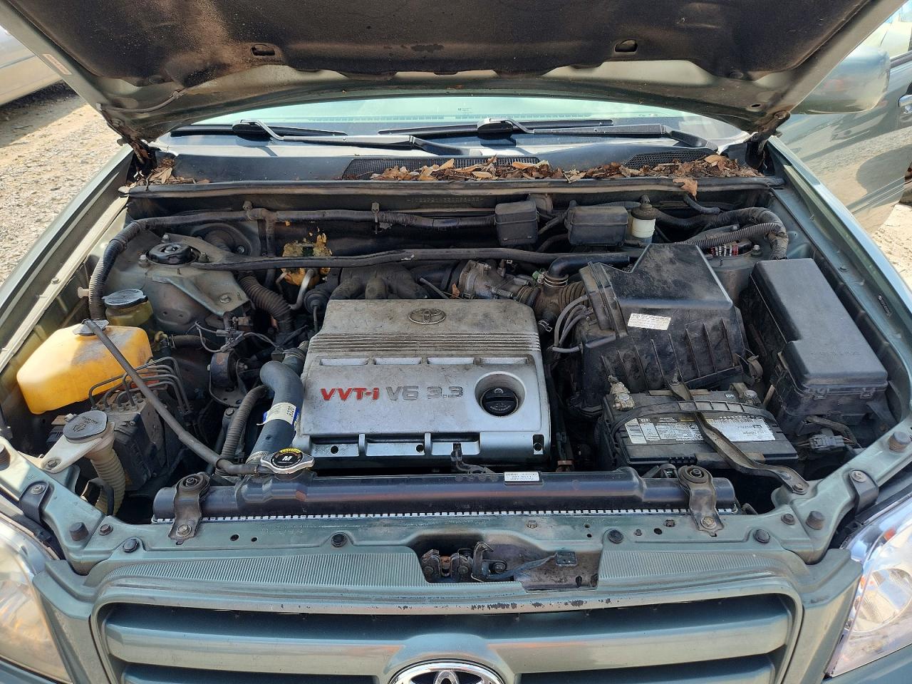 2005 Toyota Highlander Limited Green vin: JTEEP21A350098433