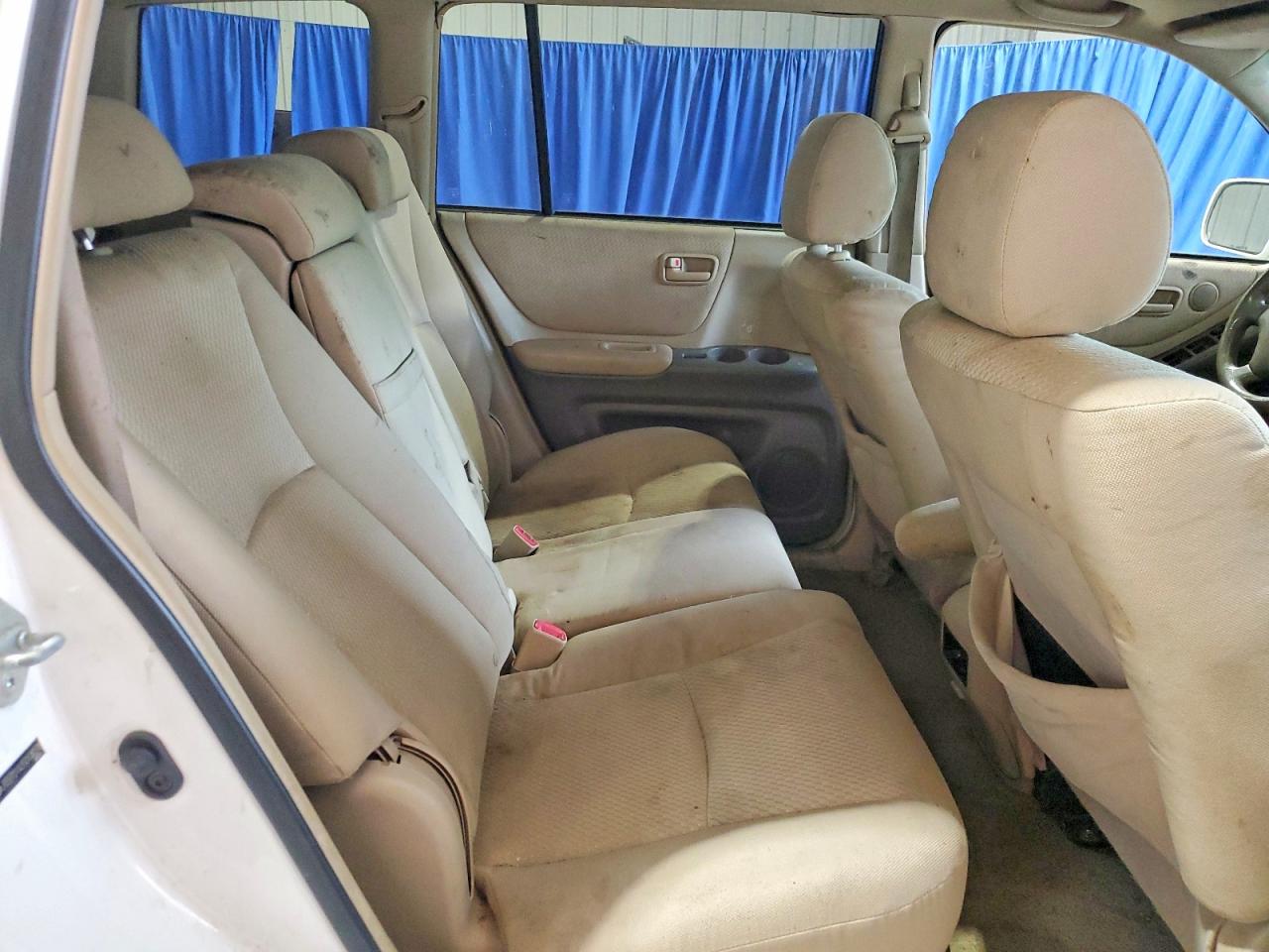 2005 Toyota Highlander Limited White vin: JTEEP21A350108278
