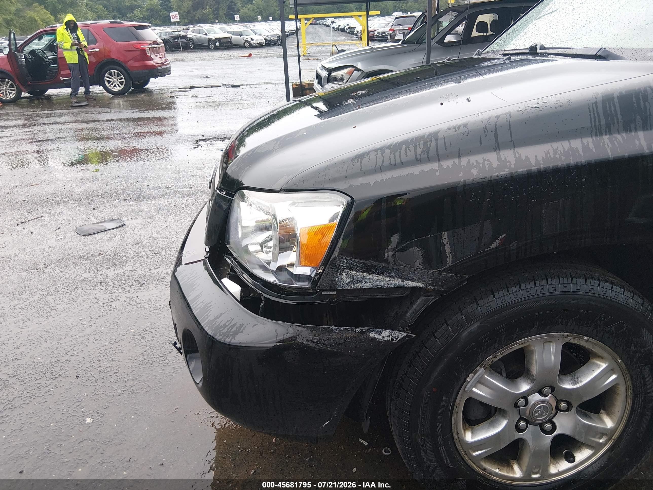 2005 Toyota Highlander V6 Black vin: JTEEP21A350111908