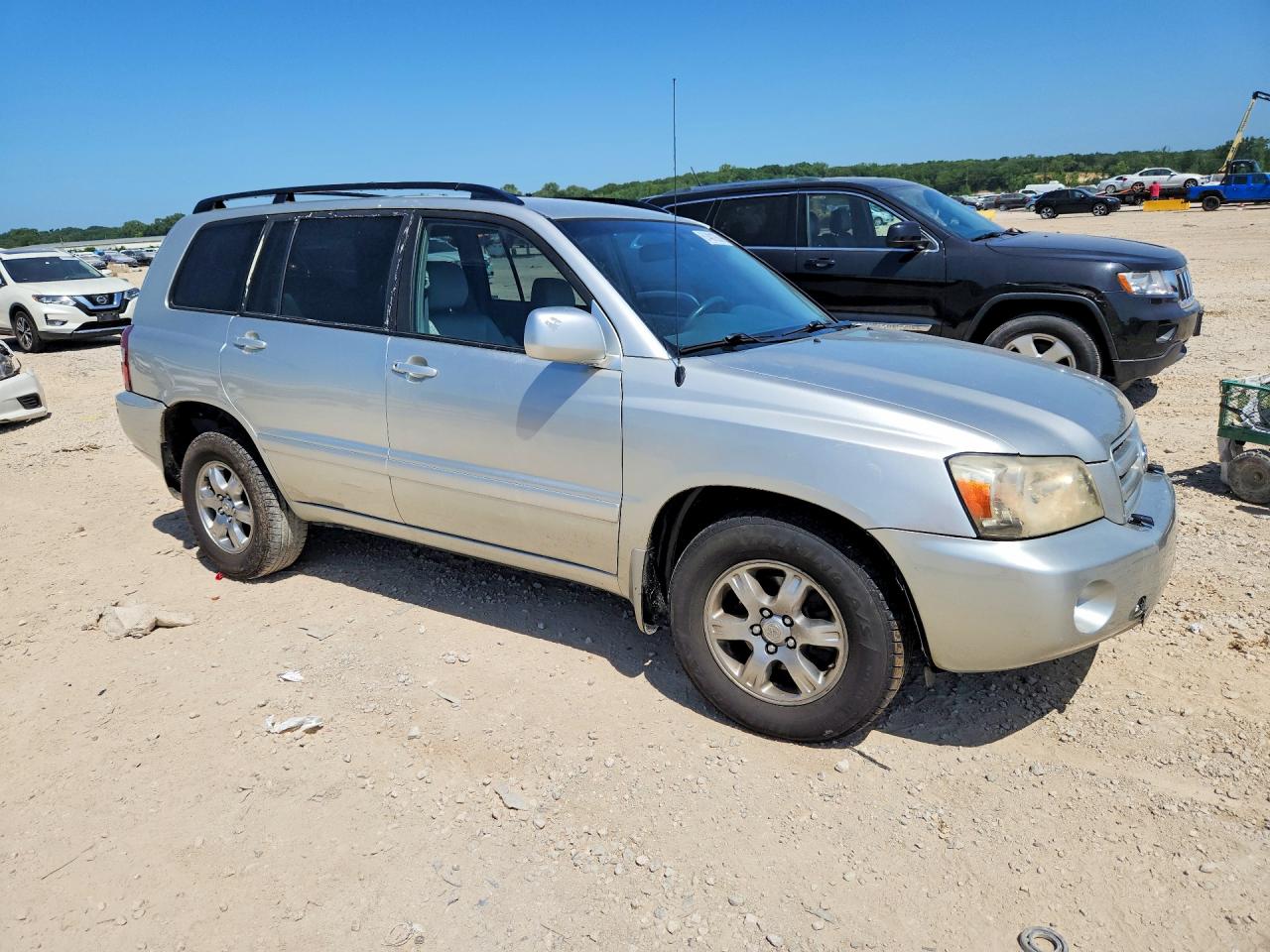 2006 Toyota Highlander Limited Silver vin: JTEEP21A360150533