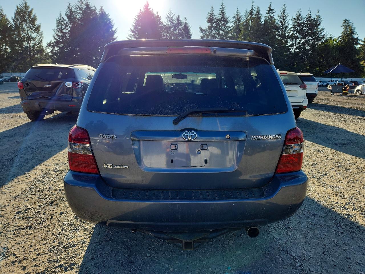 2006 Toyota Highlander Limited Teal vin: JTEEP21A360153805