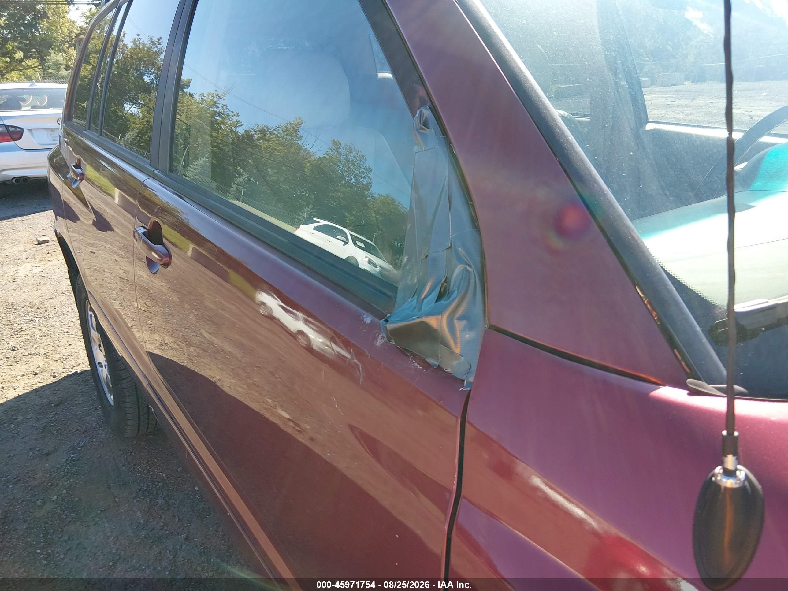 2006 Toyota Highlander V6 Red vin: JTEEP21A360162097