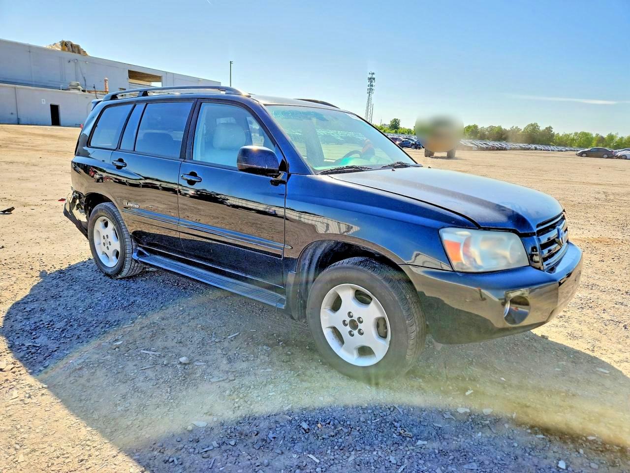 2006 Toyota Highlander Limited Черный vin: JTEEP21A360186786