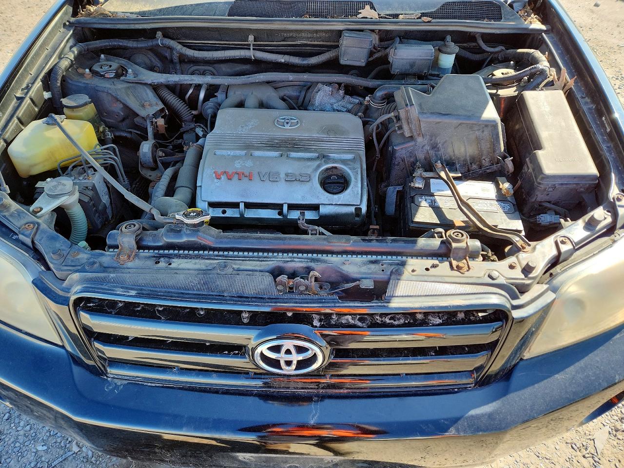 2006 Toyota Highlander Limited Черный vin: JTEEP21A360186786