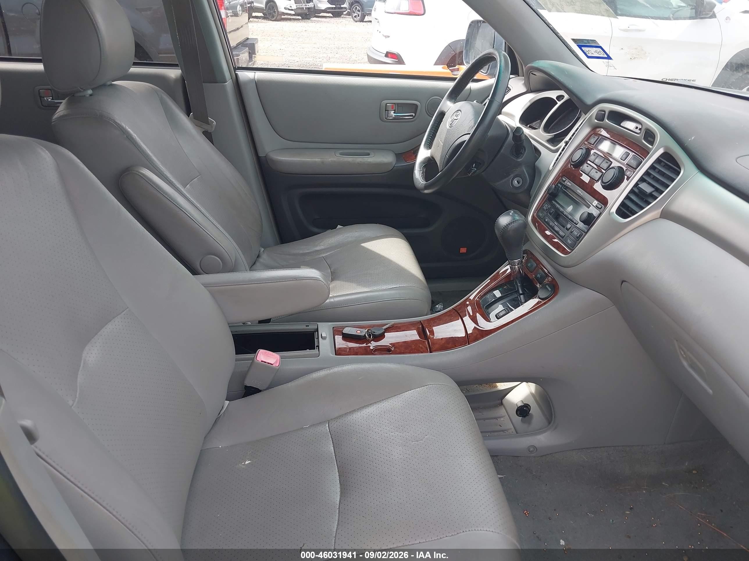 2007 Toyota Highlander Limited V6 Light Blue vin: JTEEP21A370211509