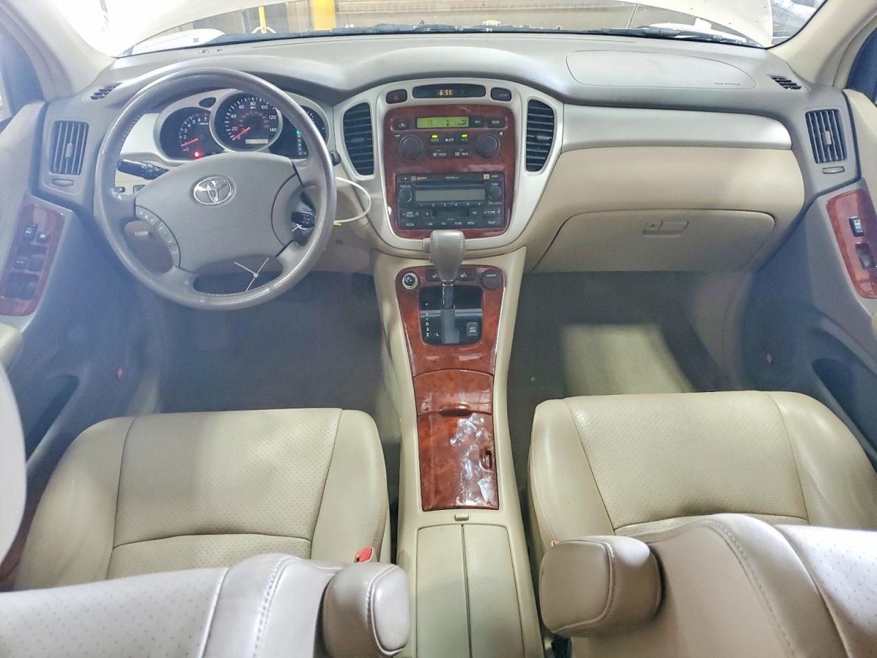 2007 Toyota Highlander Limited Tan vin: JTEEP21A370211753