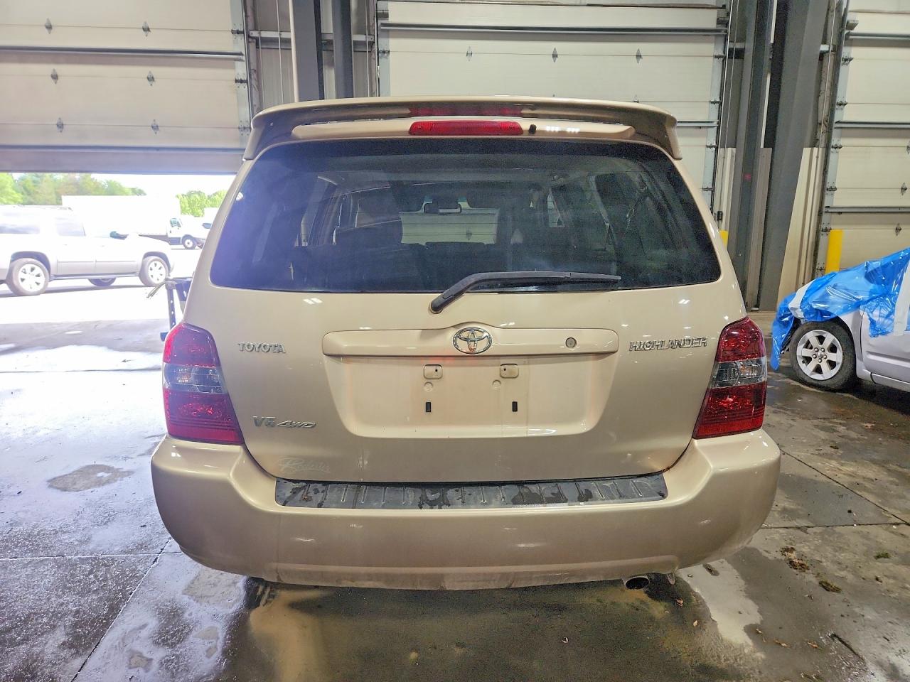 2007 Toyota Highlander Limited Tan vin: JTEEP21A370211753
