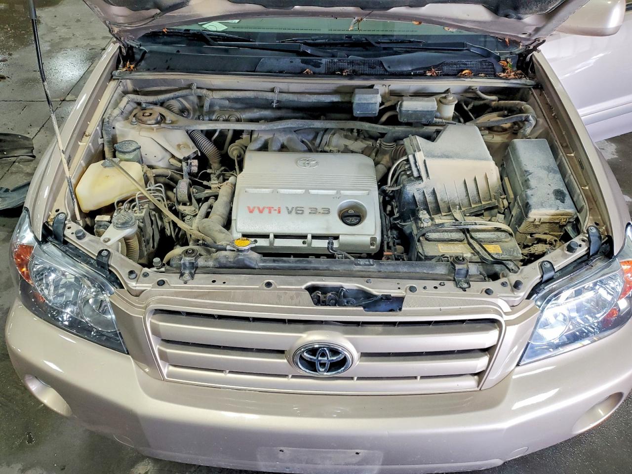 2007 Toyota Highlander Limited Tan vin: JTEEP21A370211753