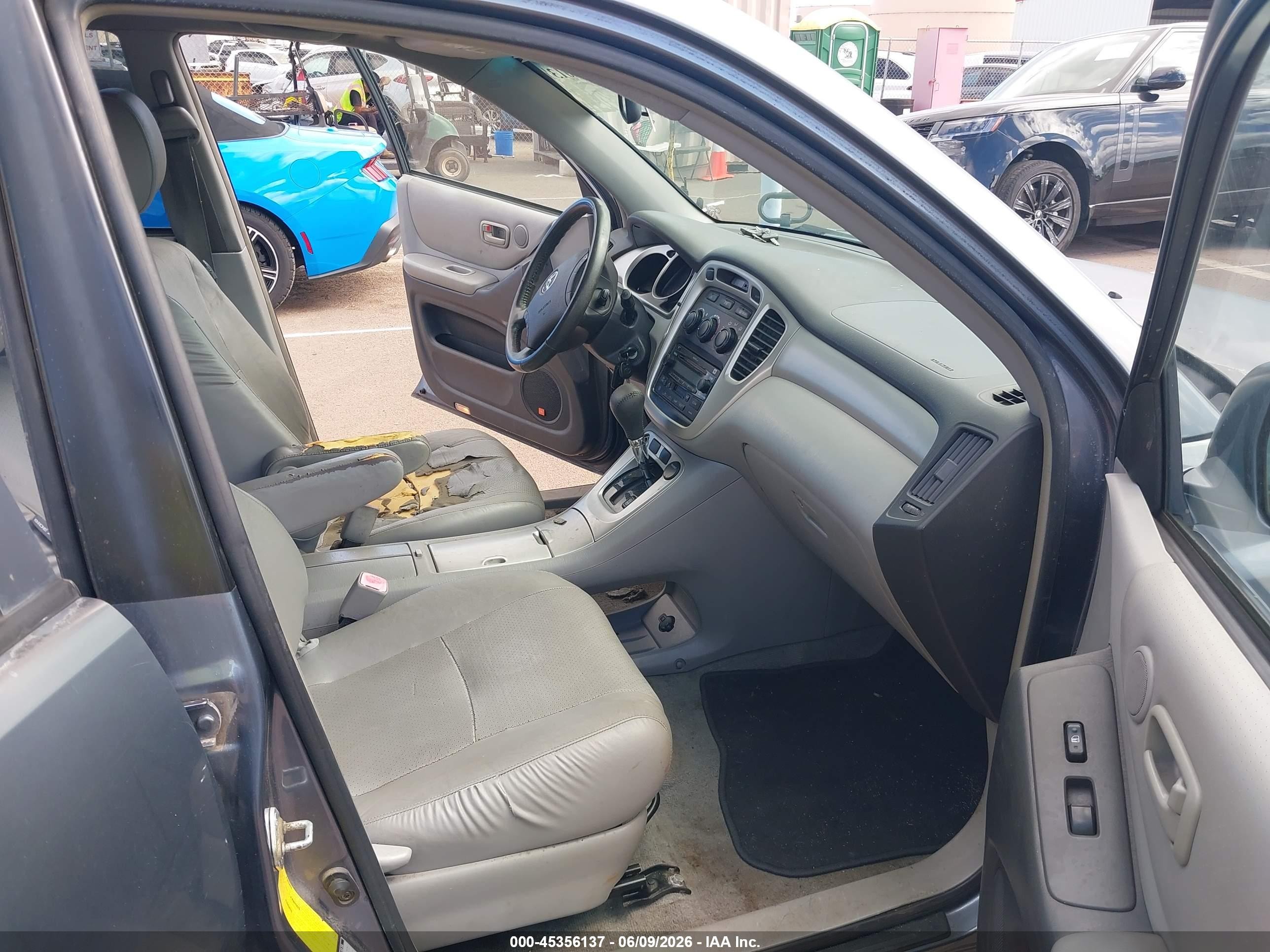 2004 Toyota Highlander V6 Синий vin: JTEEP21A440002890
