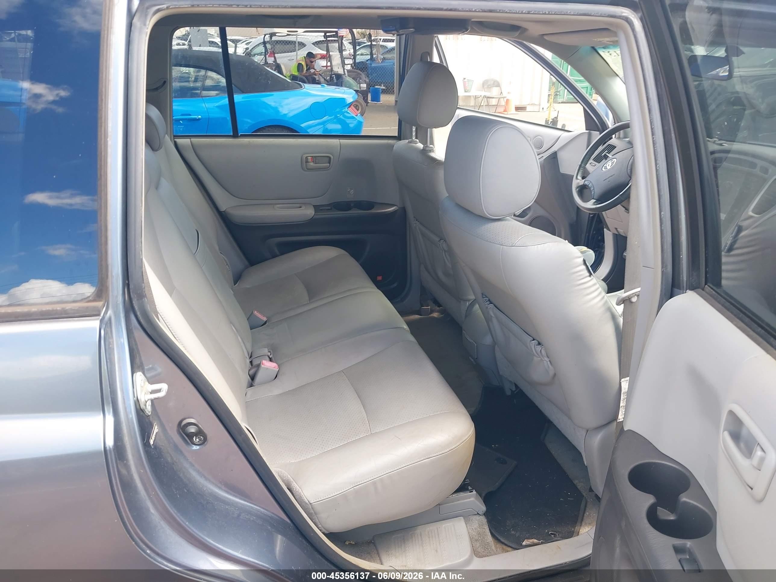 2004 Toyota Highlander V6 Синий vin: JTEEP21A440002890