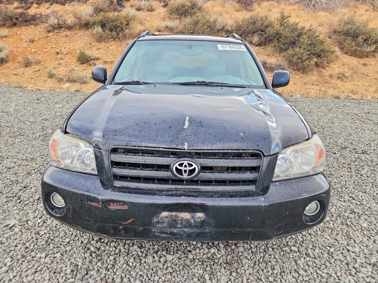 2004 Toyota Highlander Limited Black vin: JTEEP21A440031063