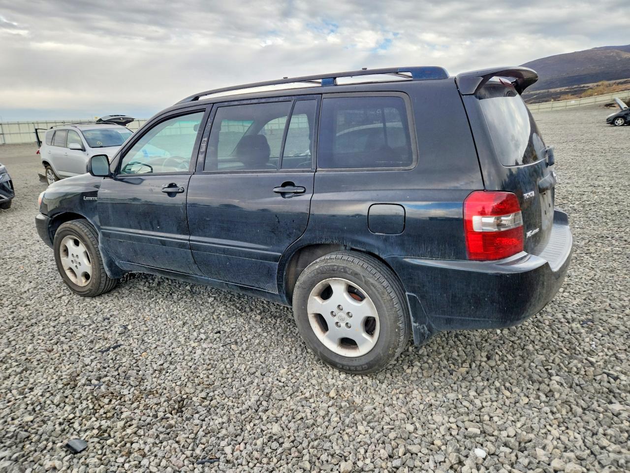 2004 Toyota Highlander Limited Black vin: JTEEP21A440031063