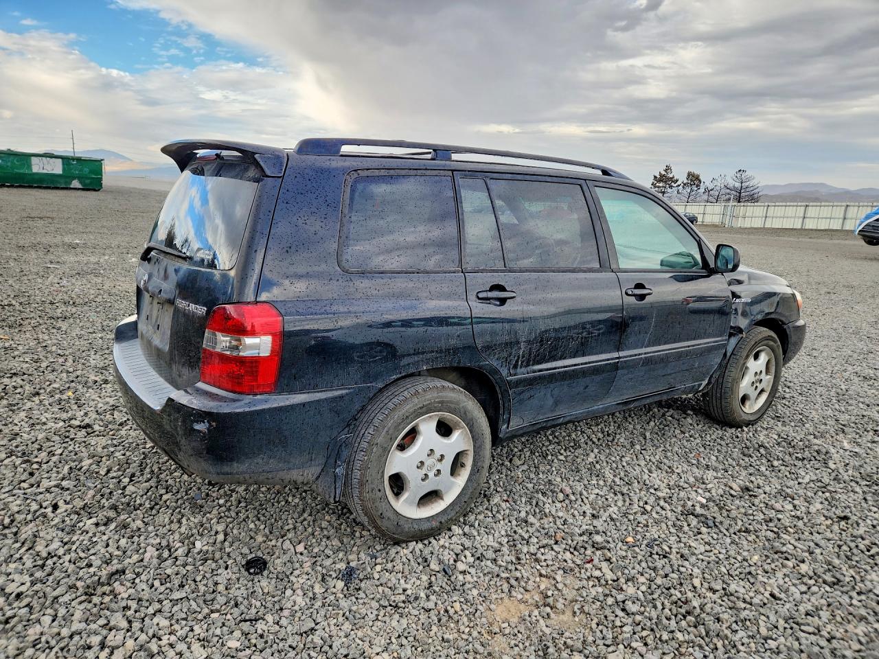 2004 Toyota Highlander Limited Black vin: JTEEP21A440031063
