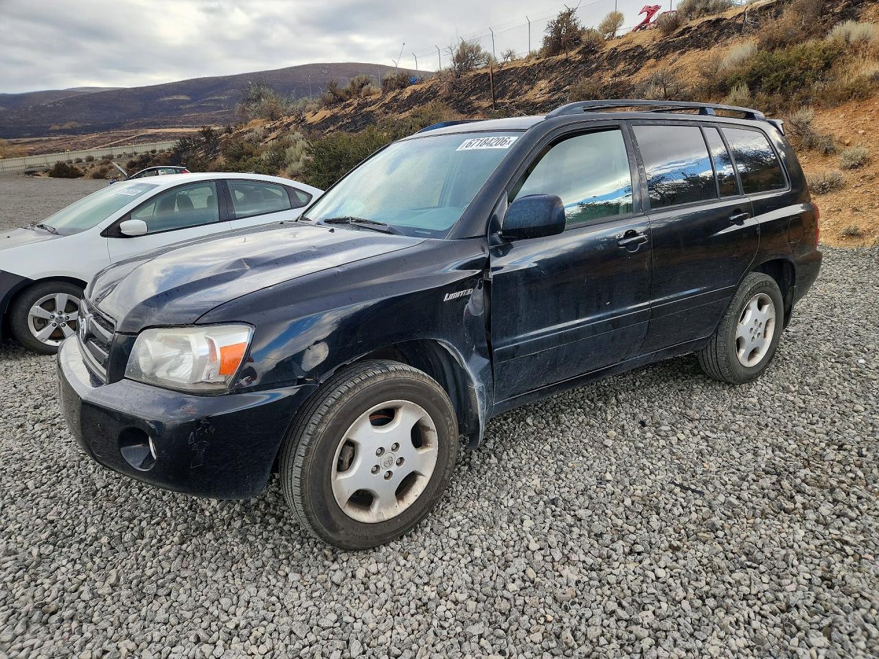 2004 Toyota Highlander Limited Black vin: JTEEP21A440031063