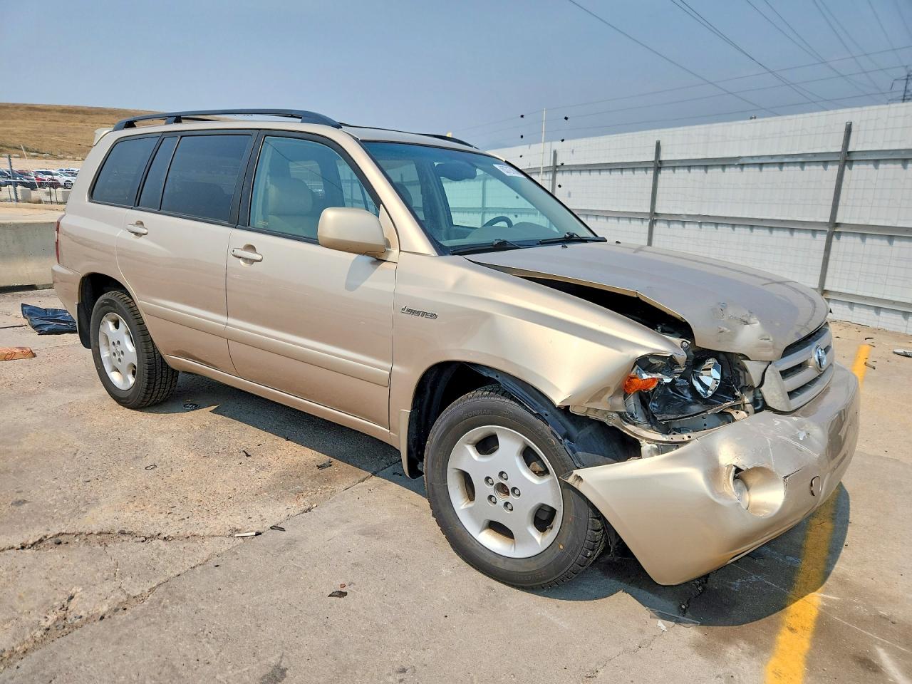 2004 Toyota Highlander Limited Tan vin: JTEEP21A440032245
