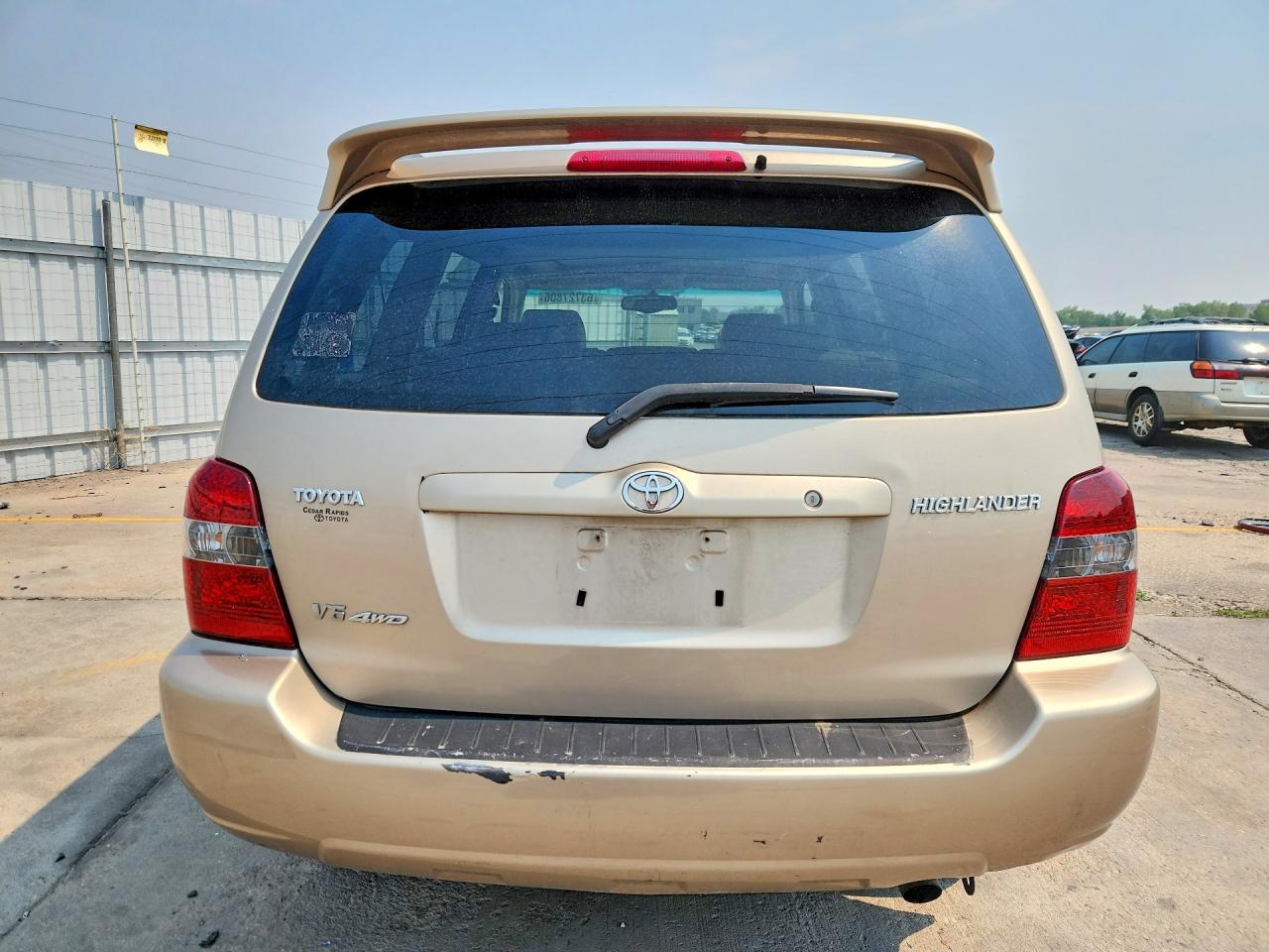2004 Toyota Highlander Limited Tan vin: JTEEP21A440032245