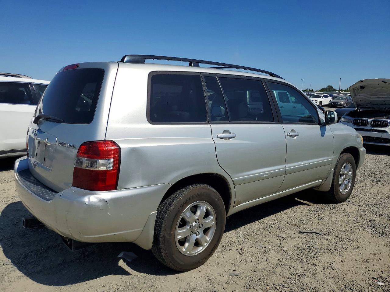2005 Toyota Highlander Limited Silver vin: JTEEP21A450085514