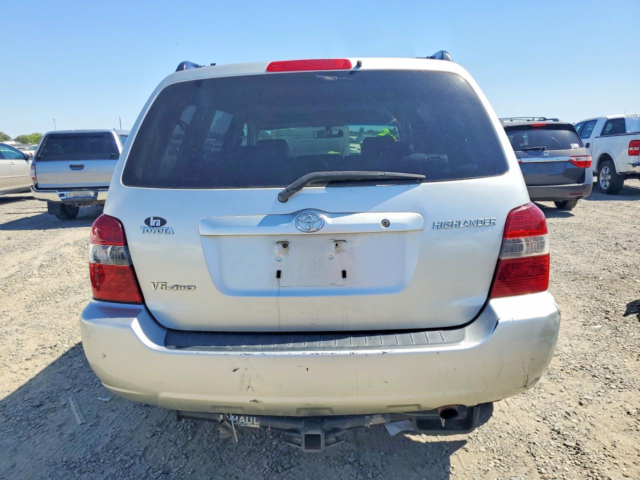 2005 Toyota Highlander Limited Silver vin: JTEEP21A450085514