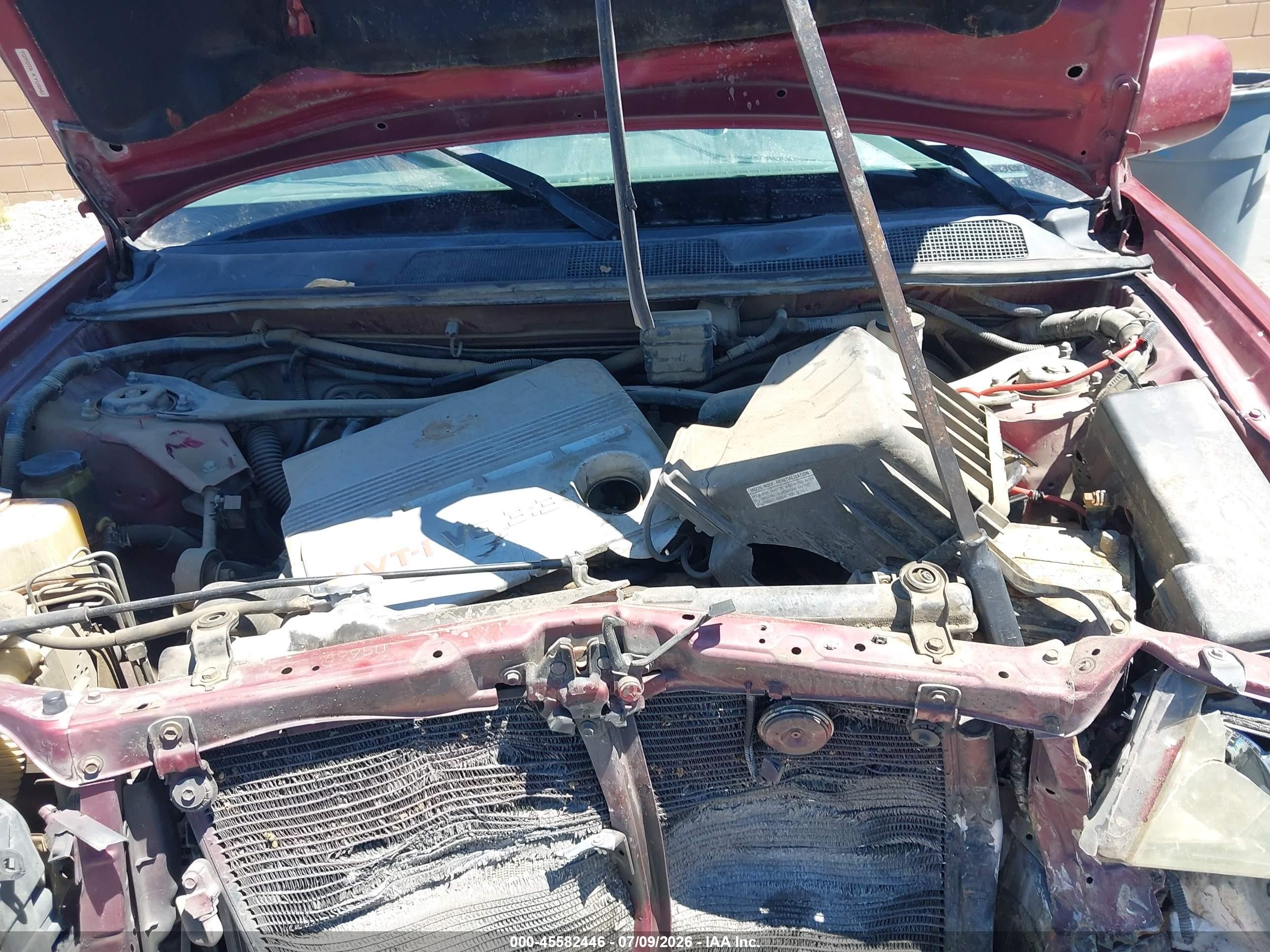 2005 Toyota Highlander V6 Red vin: JTEEP21A450115353