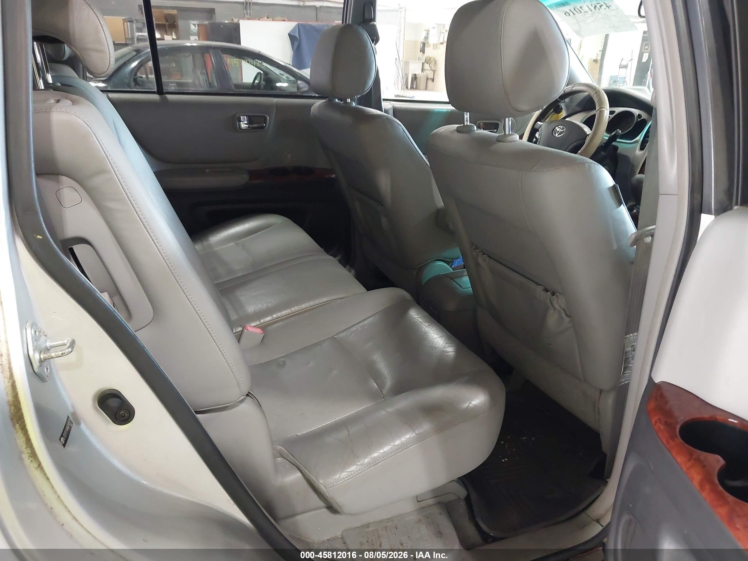 2006 Toyota Highlander Limited V6 Silver vin: JTEEP21A460146975