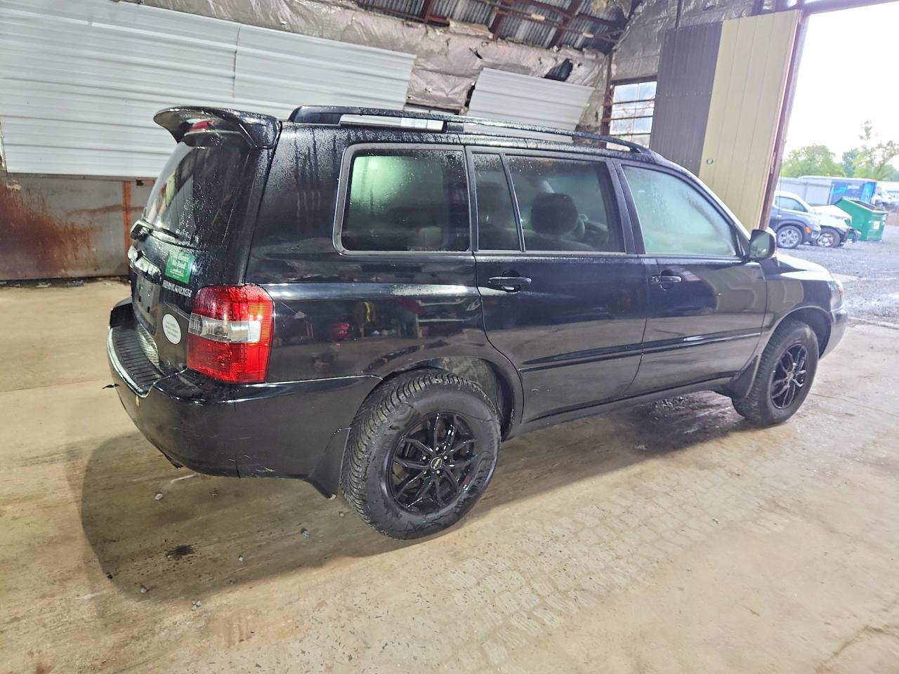 2006 Toyota Highlander Limited Black vin: JTEEP21A460156342