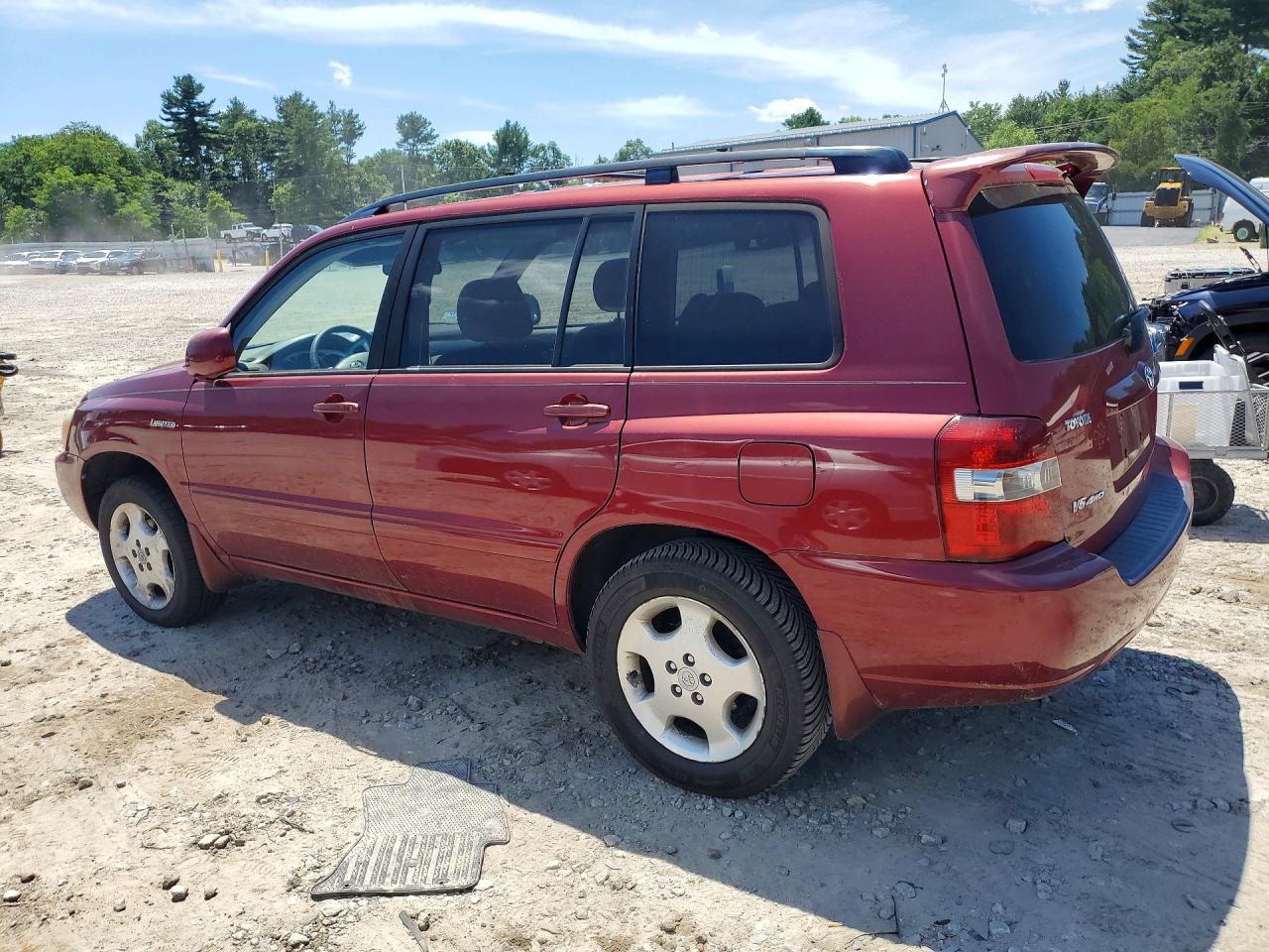 2006 Toyota Highlander Limited Red vin: JTEEP21A460159161