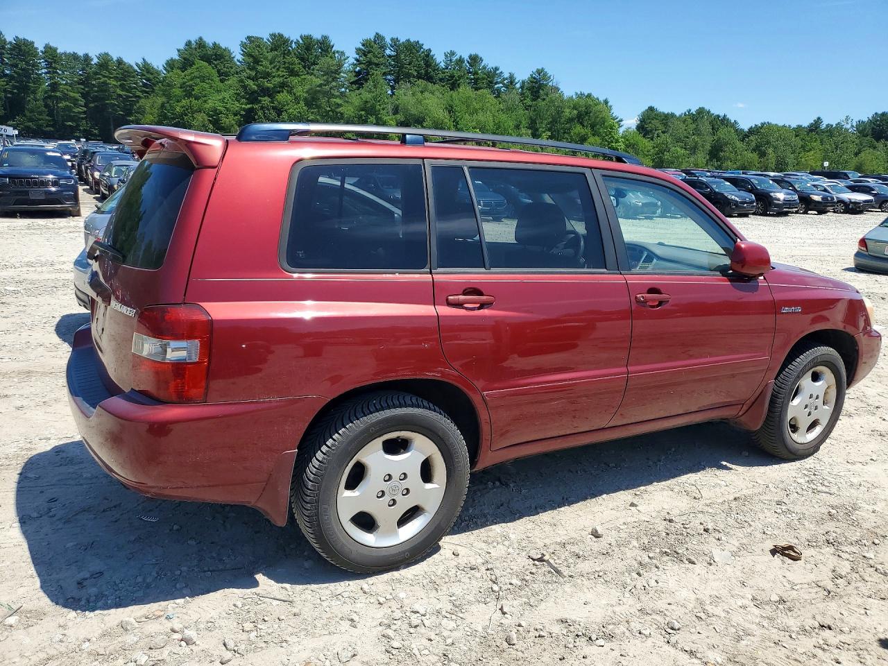 2006 Toyota Highlander Limited Red vin: JTEEP21A460159161