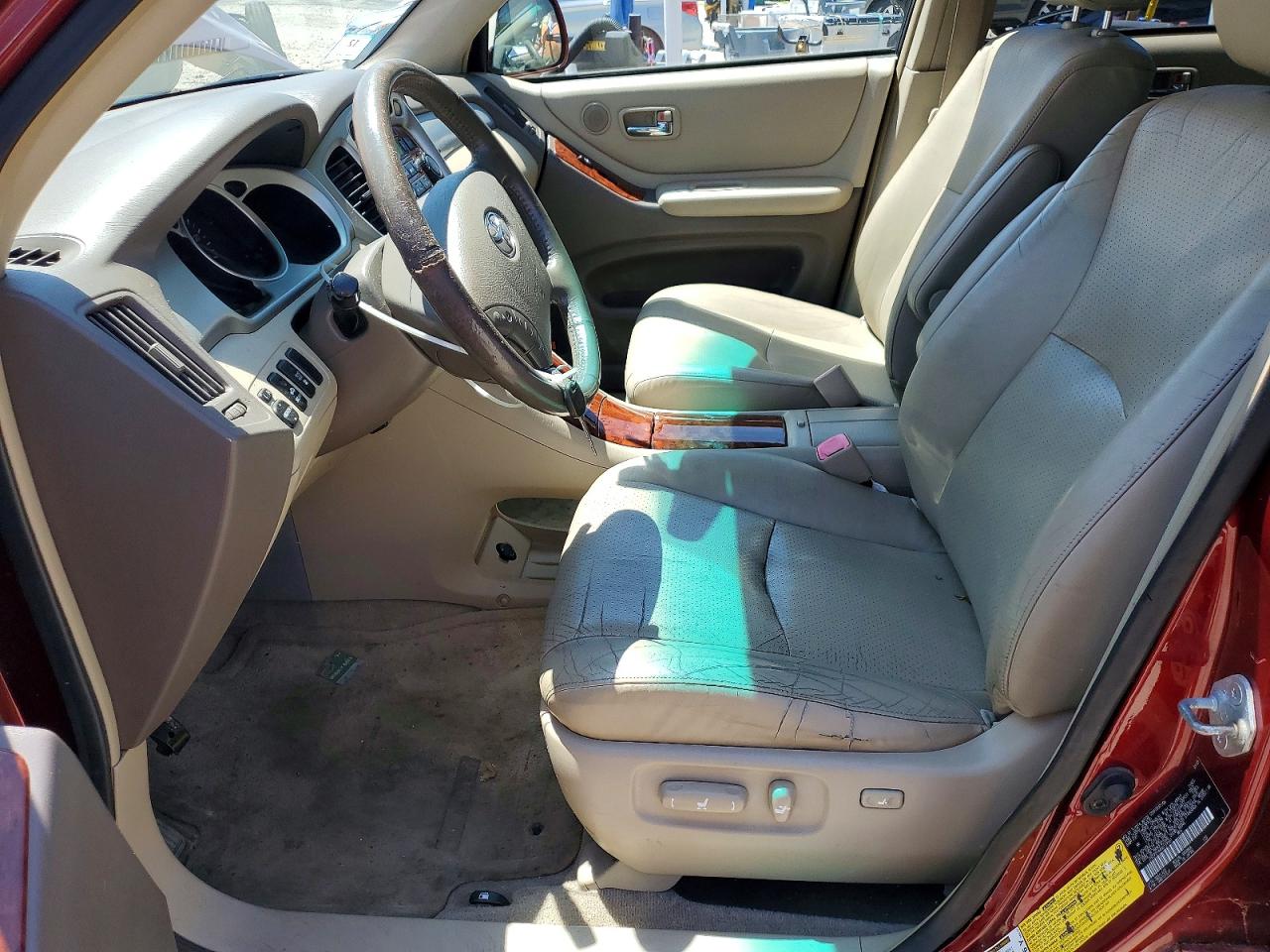 2006 Toyota Highlander Limited Red vin: JTEEP21A460159161
