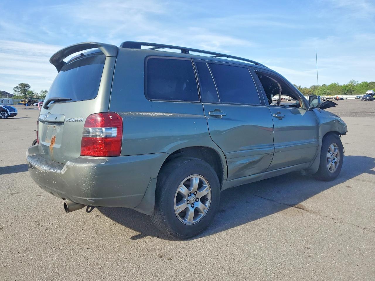 2006 Toyota Highlander Limited Green vin: JTEEP21A460185601