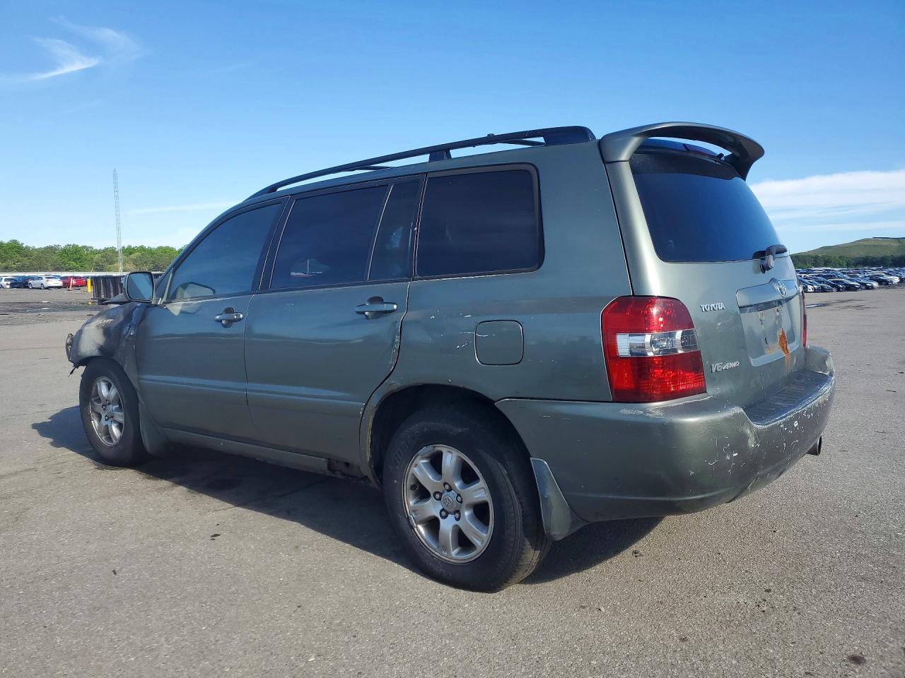 2006 Toyota Highlander Limited Green vin: JTEEP21A460185601