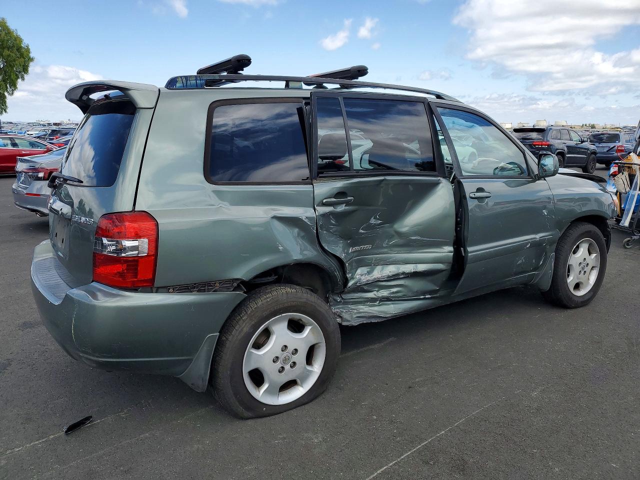 2007 Toyota 4 Cylinder Auto Green vin: JTEEP21A470226214